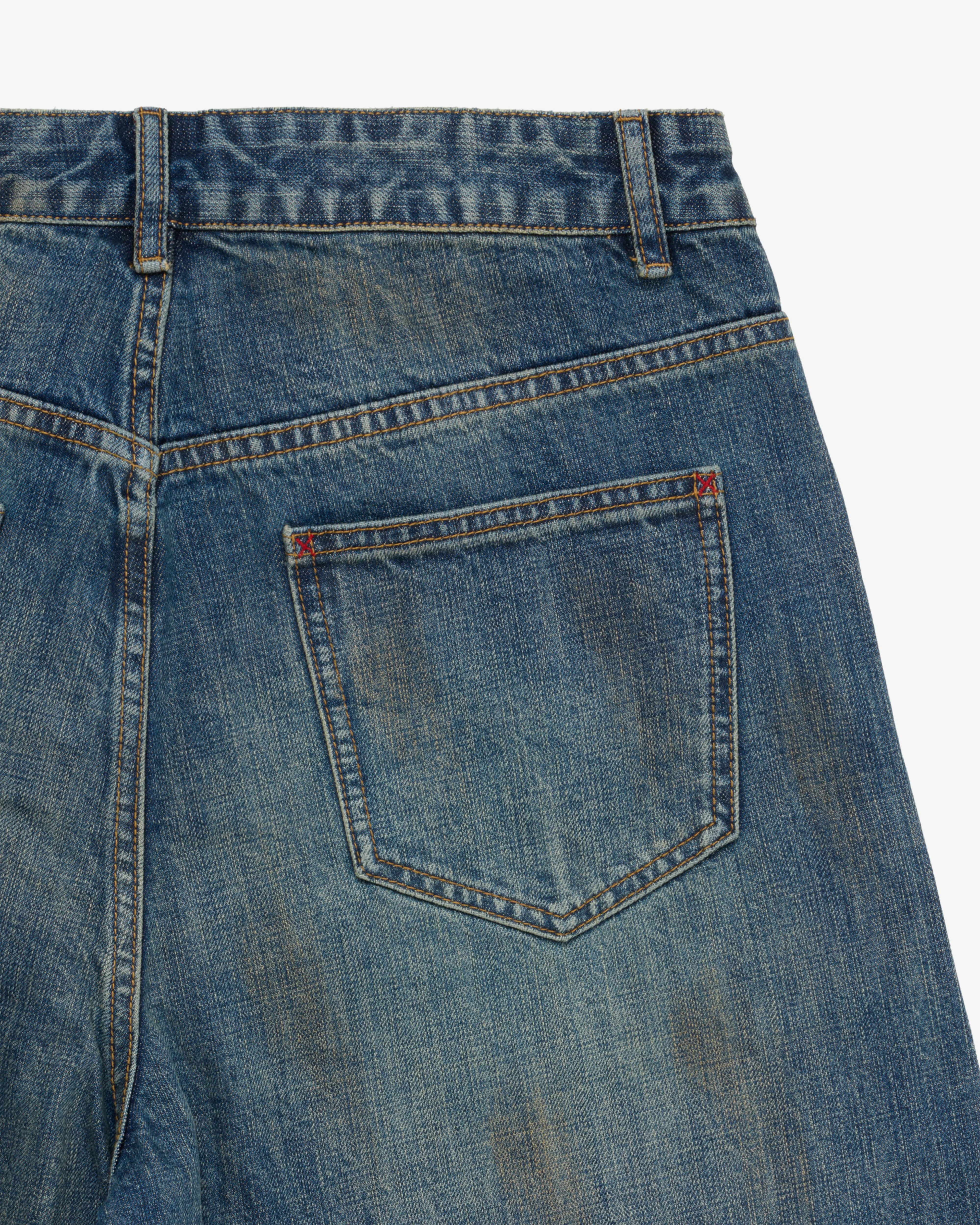 Fugazi - Men's Good Denim Shorts - (Mud Washed)