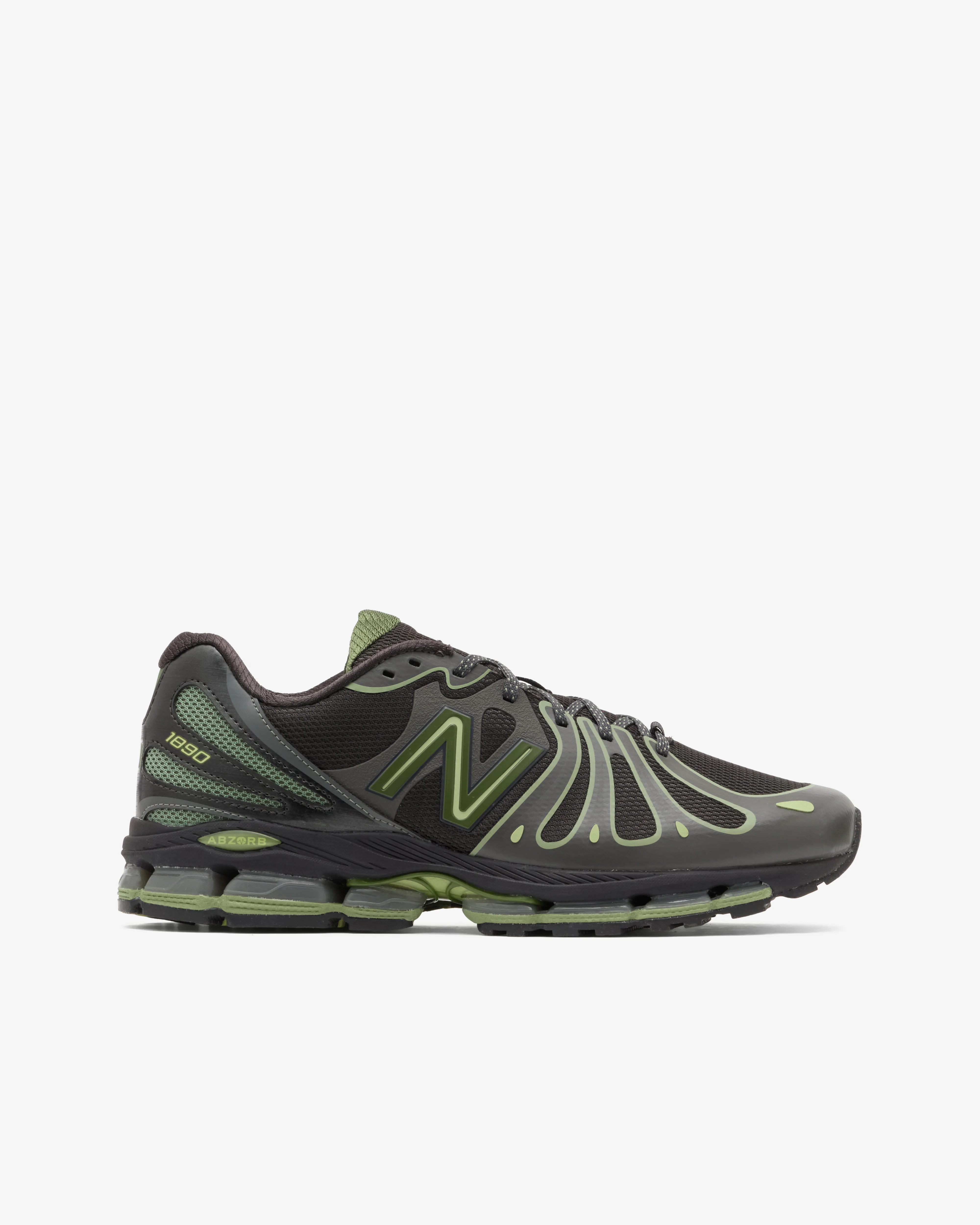 New Balance - Men's U189071H Sneakers - (Faded Black / Utility Green)