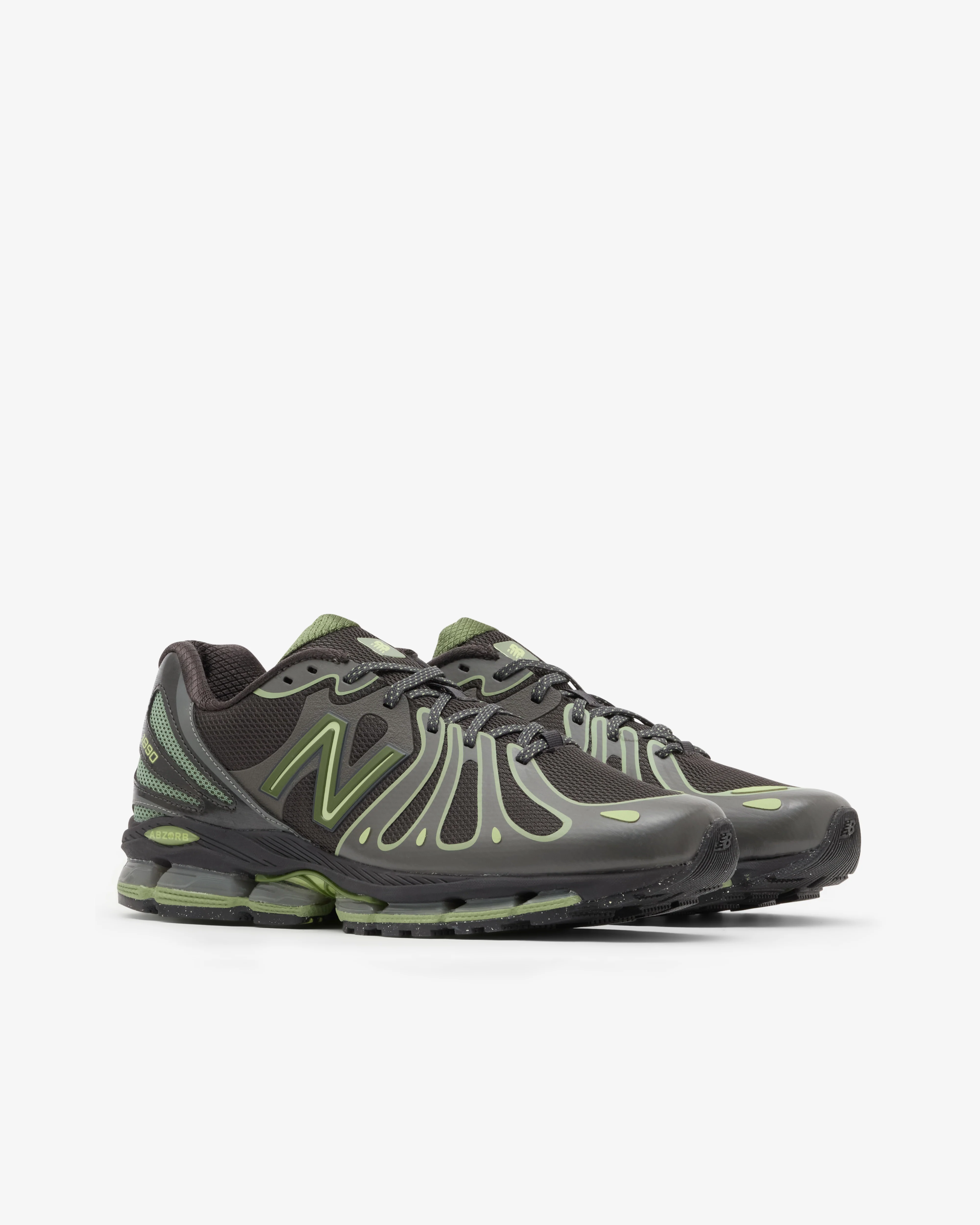 New Balance - Men's U189071H Sneakers - (Faded Black / Utility Green)