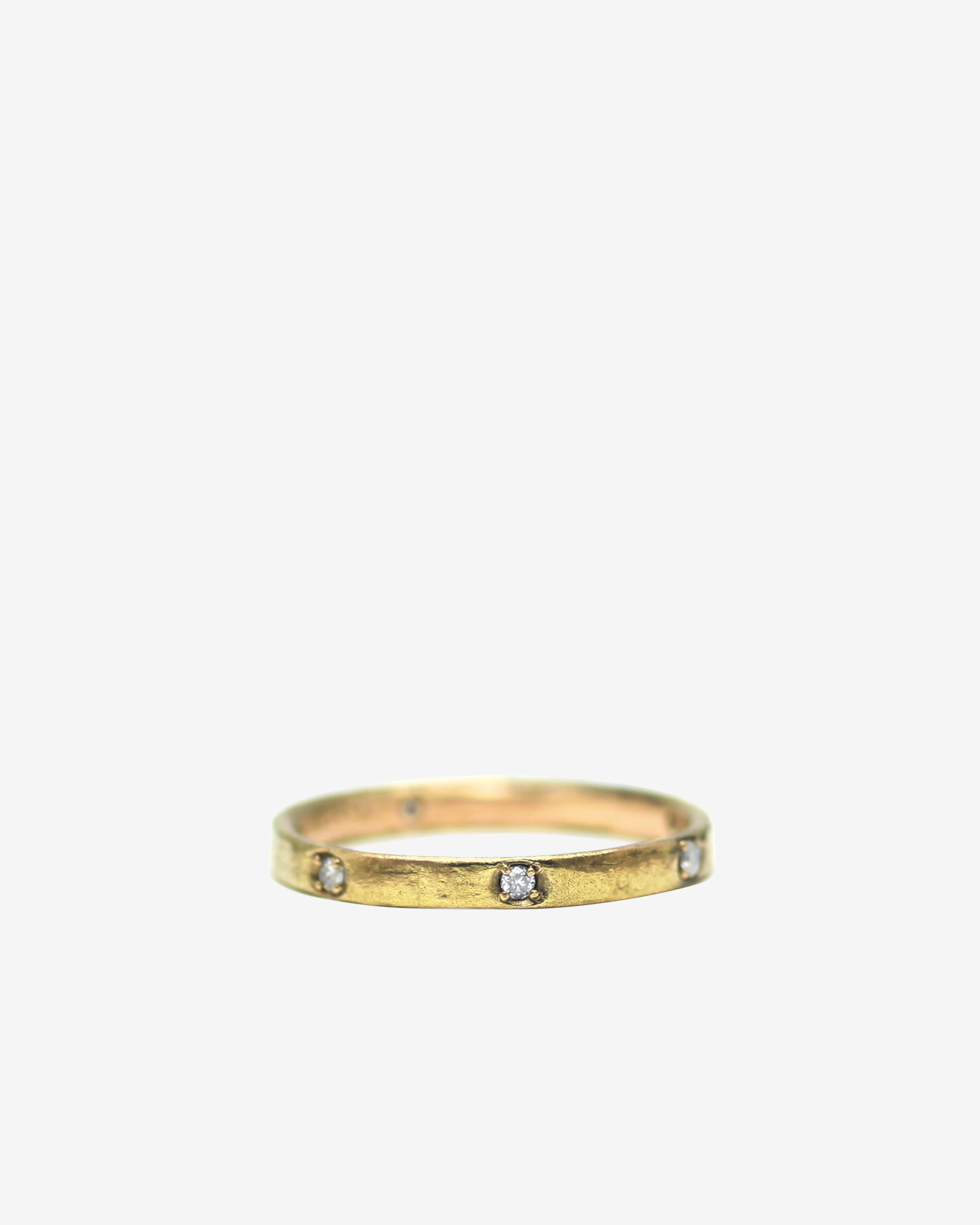 Noguchi Bijoux - Women's Melee Ring - (Yellow Gold)