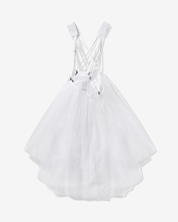 Noir Kei Ninomiya - Women
s Tulle Skirt Pinafore - (White)