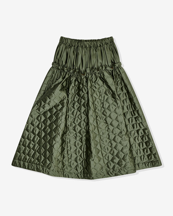 Noir Kei Ninomiya - Women
s Quilted Skirt - (Khaki)