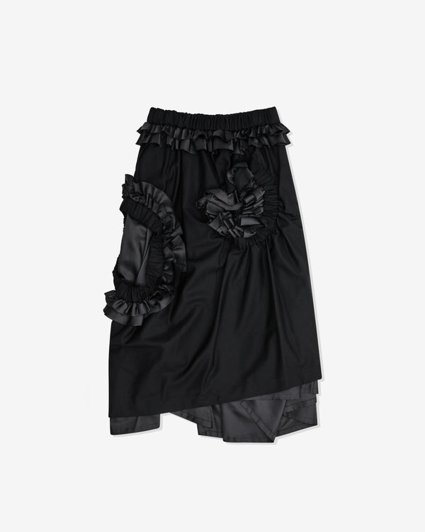 Noir Kei Ninomiya - Women
s Ruffle Detail Skirt - (Black)