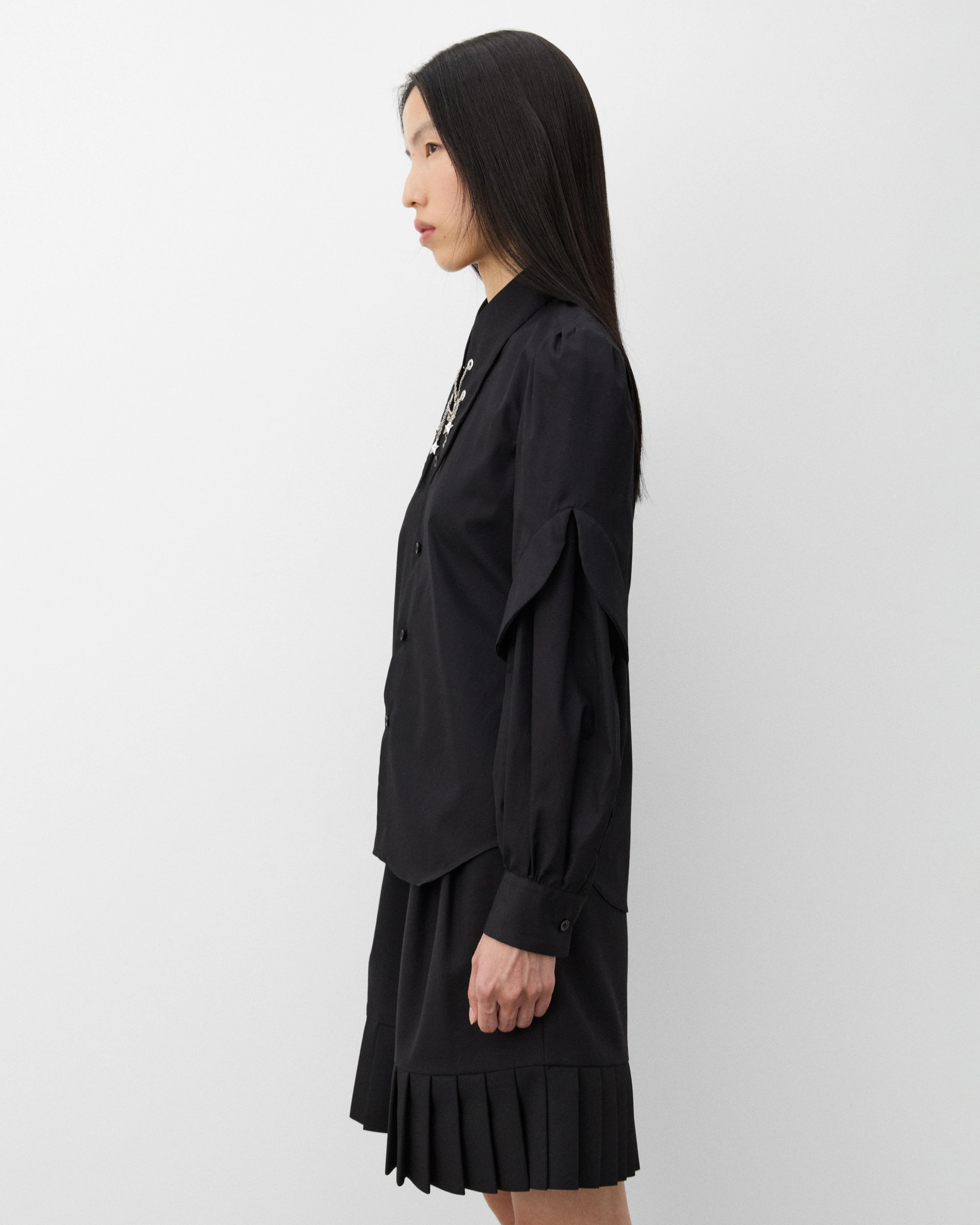 Noir Kei Ninomiya - Women's Star Chain Shirt - (Black)