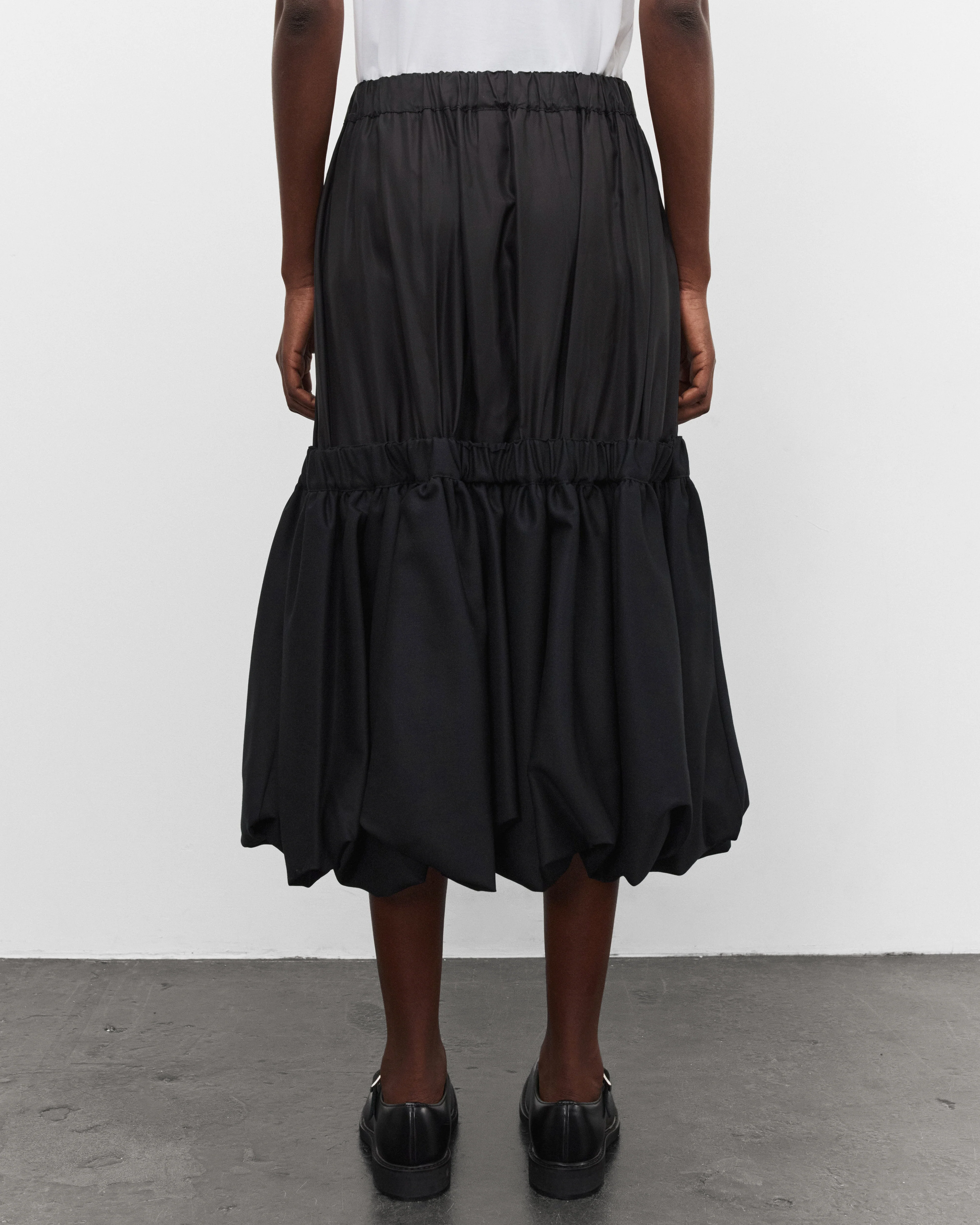 Noir Kei Ninomiya - Women's Two Tier Skirt - (Black)
