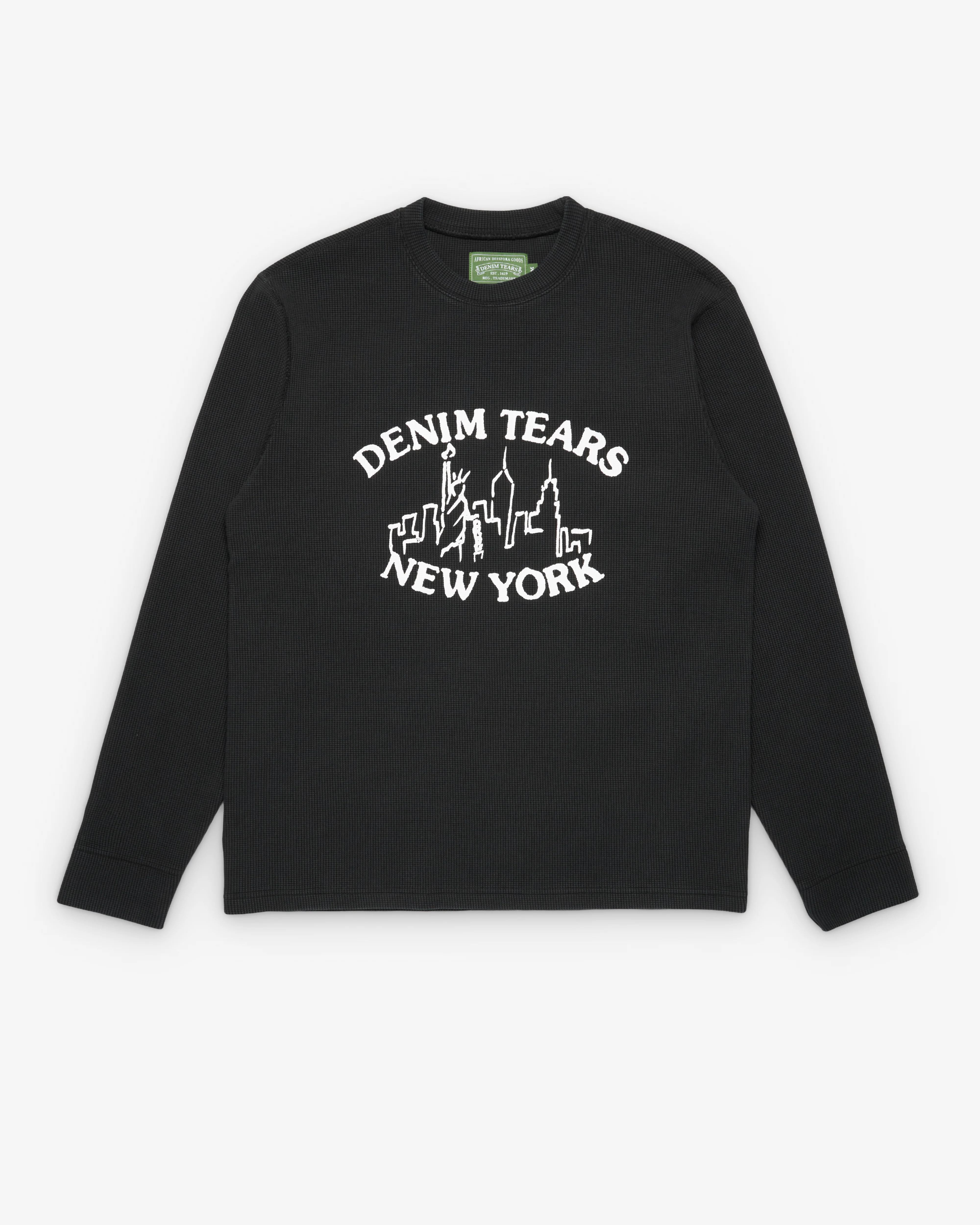 Denim Tears - Men's Oxidized Cotton Wreath Thermal - (Black)