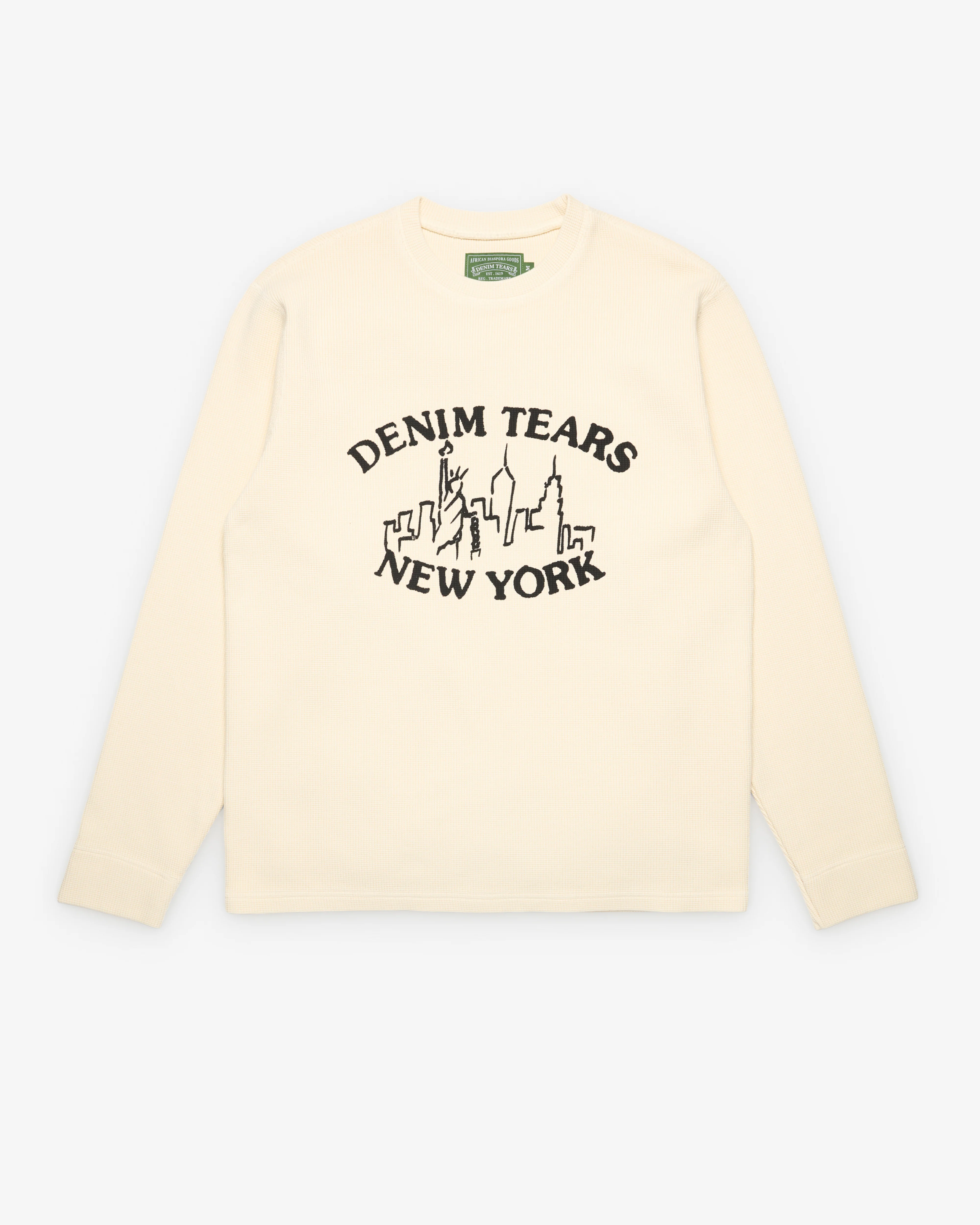 Denim Tears - Men's Oxidized Cotton Wreath Thermal - (Oatmeal)