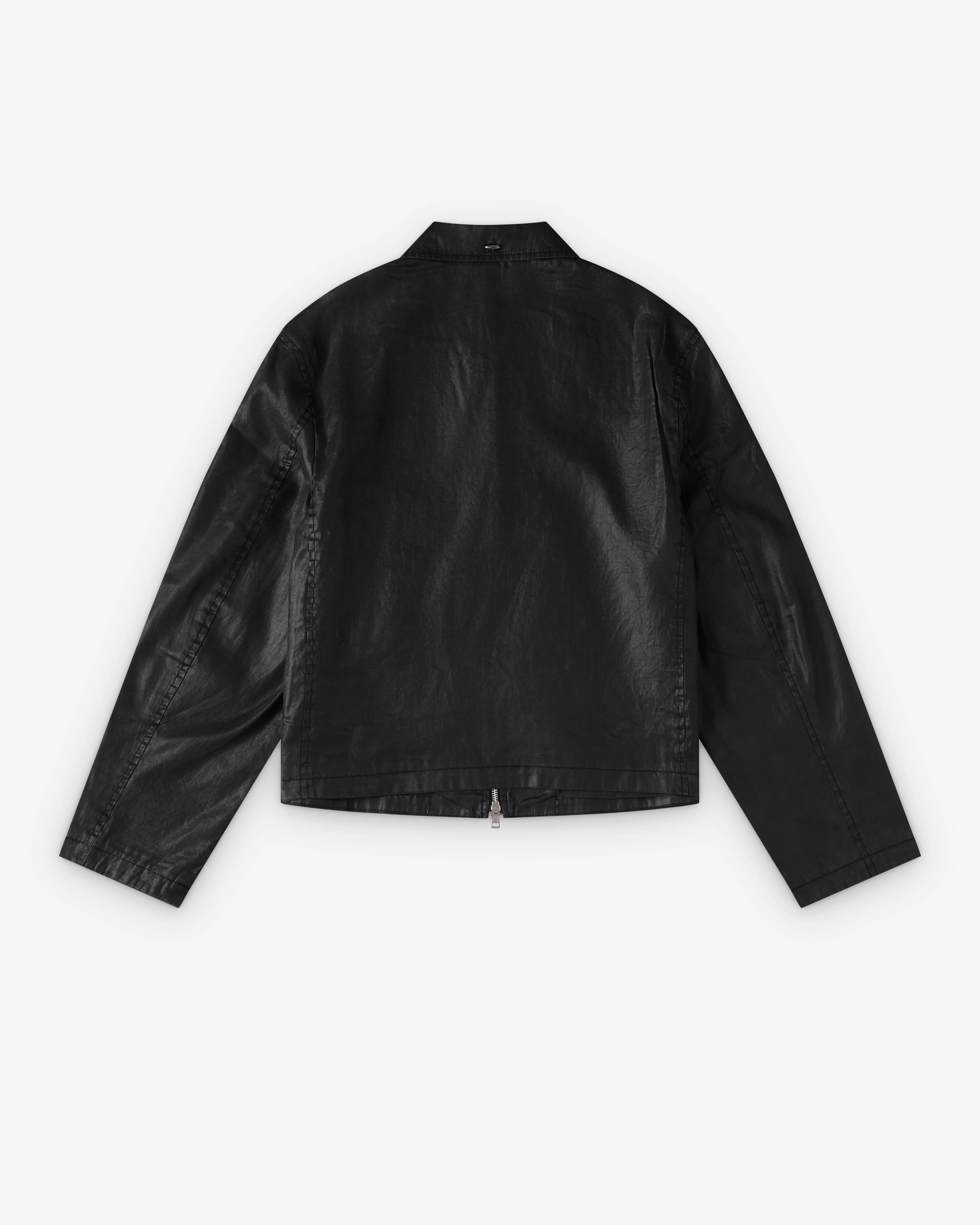 Our Legacy - Men's Mini Jacket Worker - (Lacquer Black Mirror Tencel)
