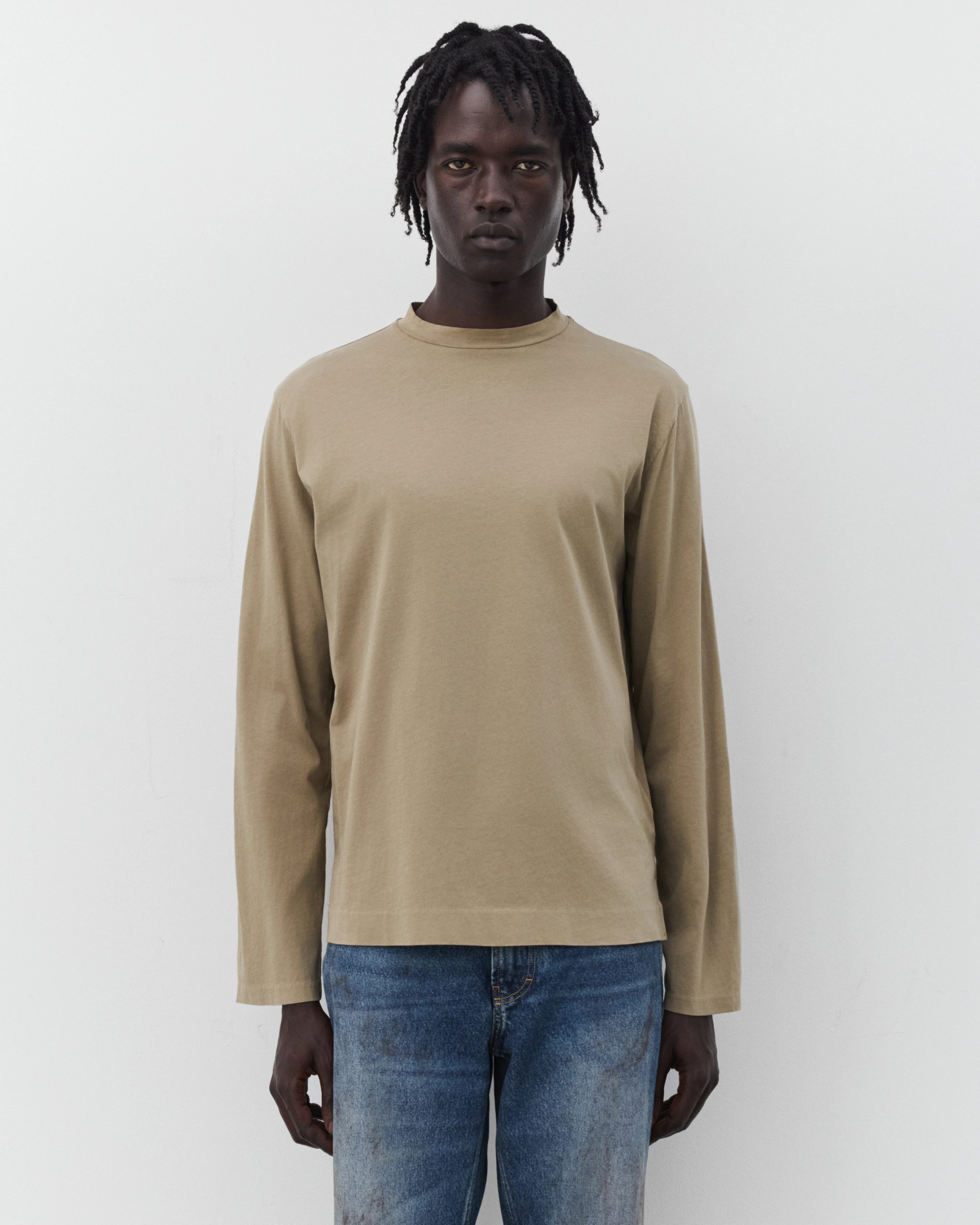Our Legacy - Men's Box Longsleeve - (Dirty Beige Clean Jersey)