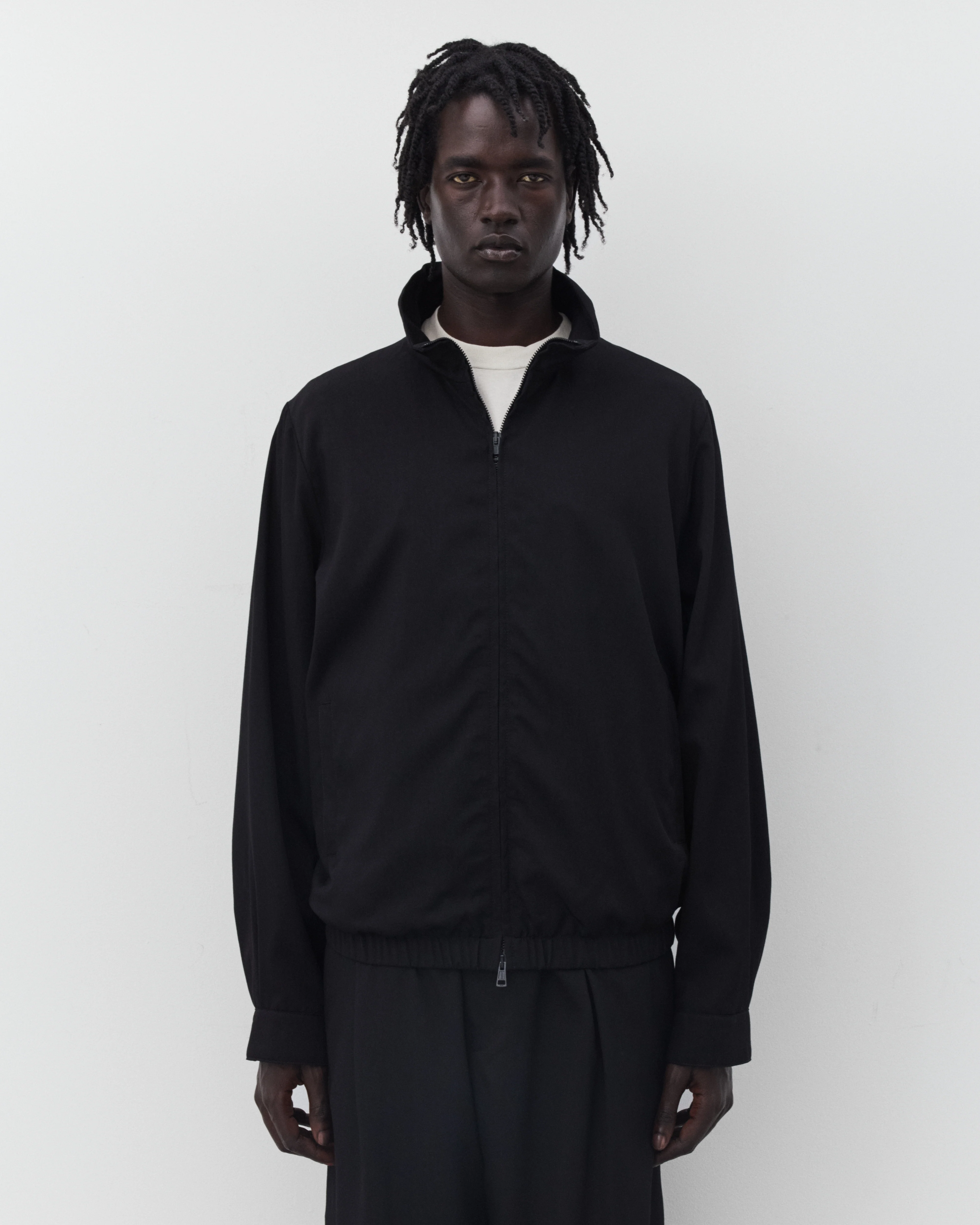 Our Legacy - Men's Casino Jacket - (Crow Black Night Drape Twill)