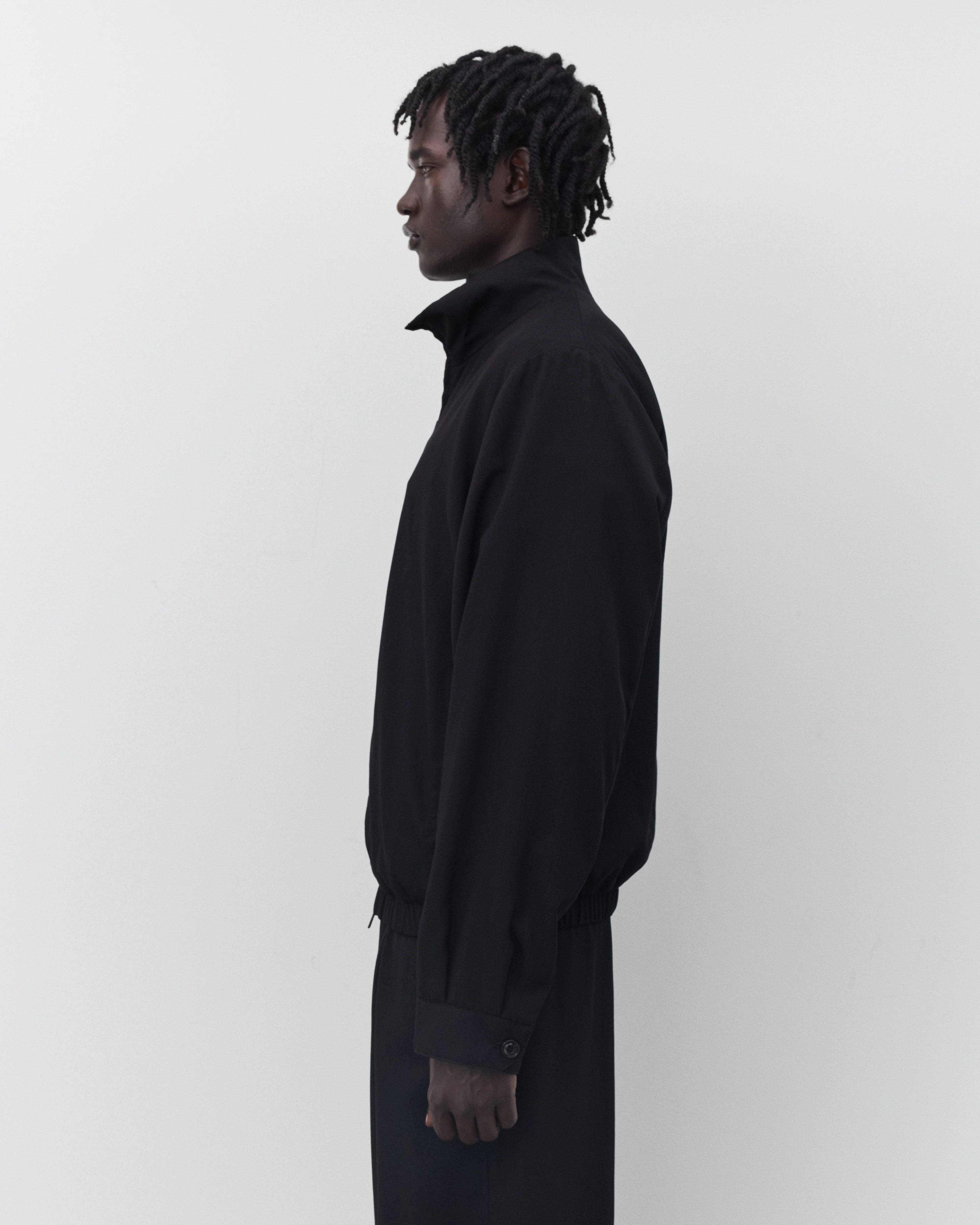 Our Legacy - Men's Casino Jacket - (Crow Black Night Drape Twill)