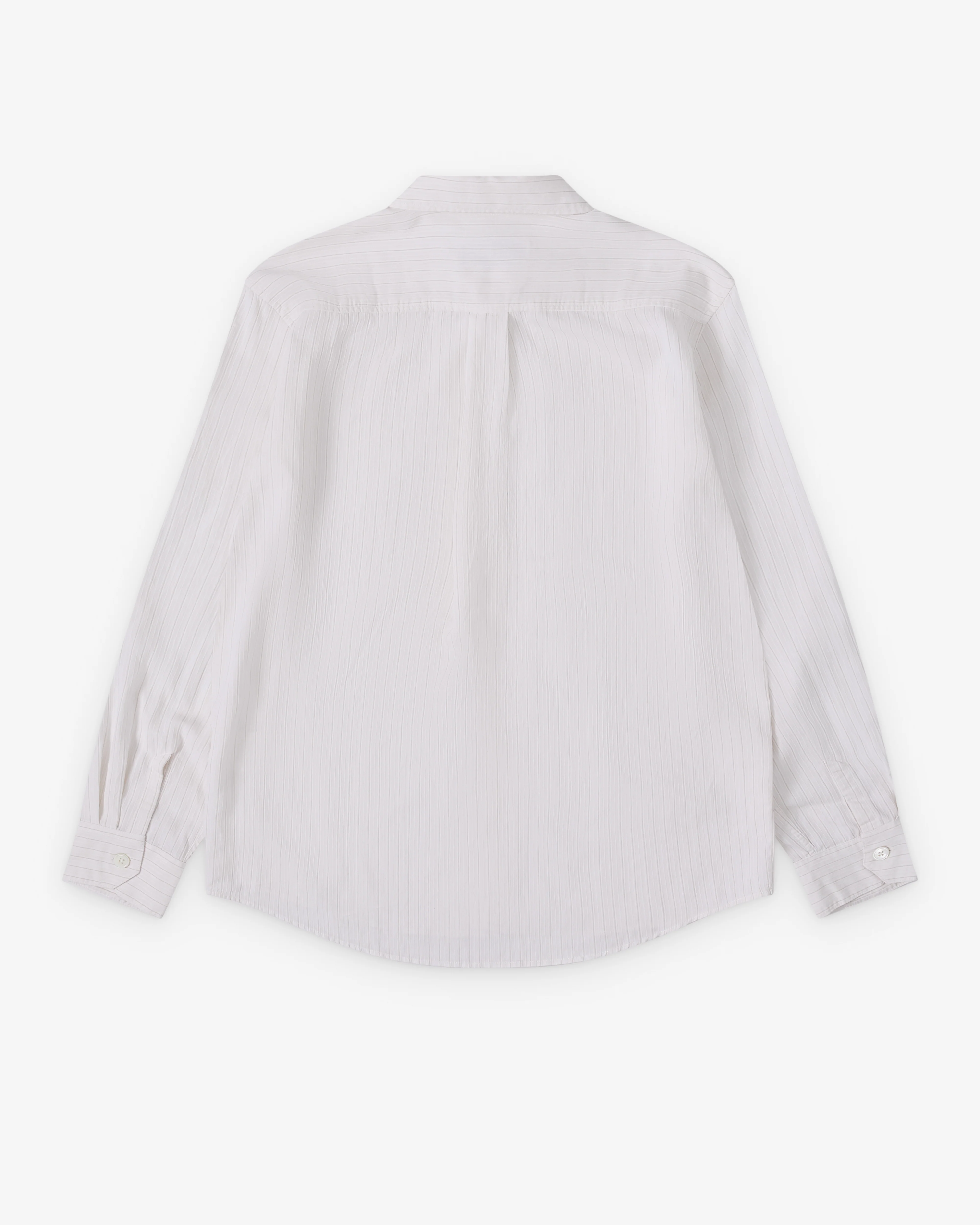 Our Legacy - Men's Beyond Shirt - (Cream Stripe Ceremony Viscose)