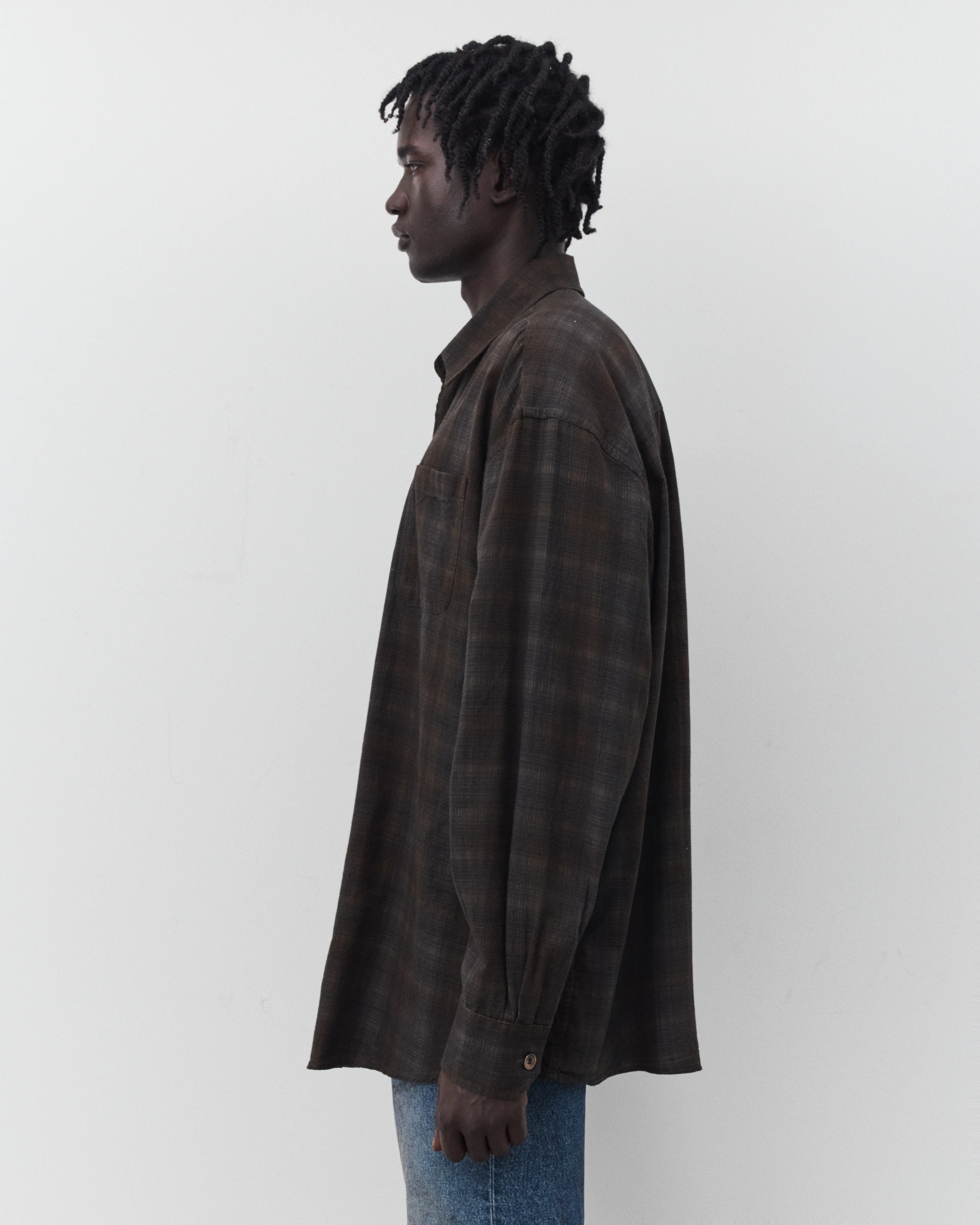 Our Legacy - Men's Borrowed Shirt - (More Check Print)