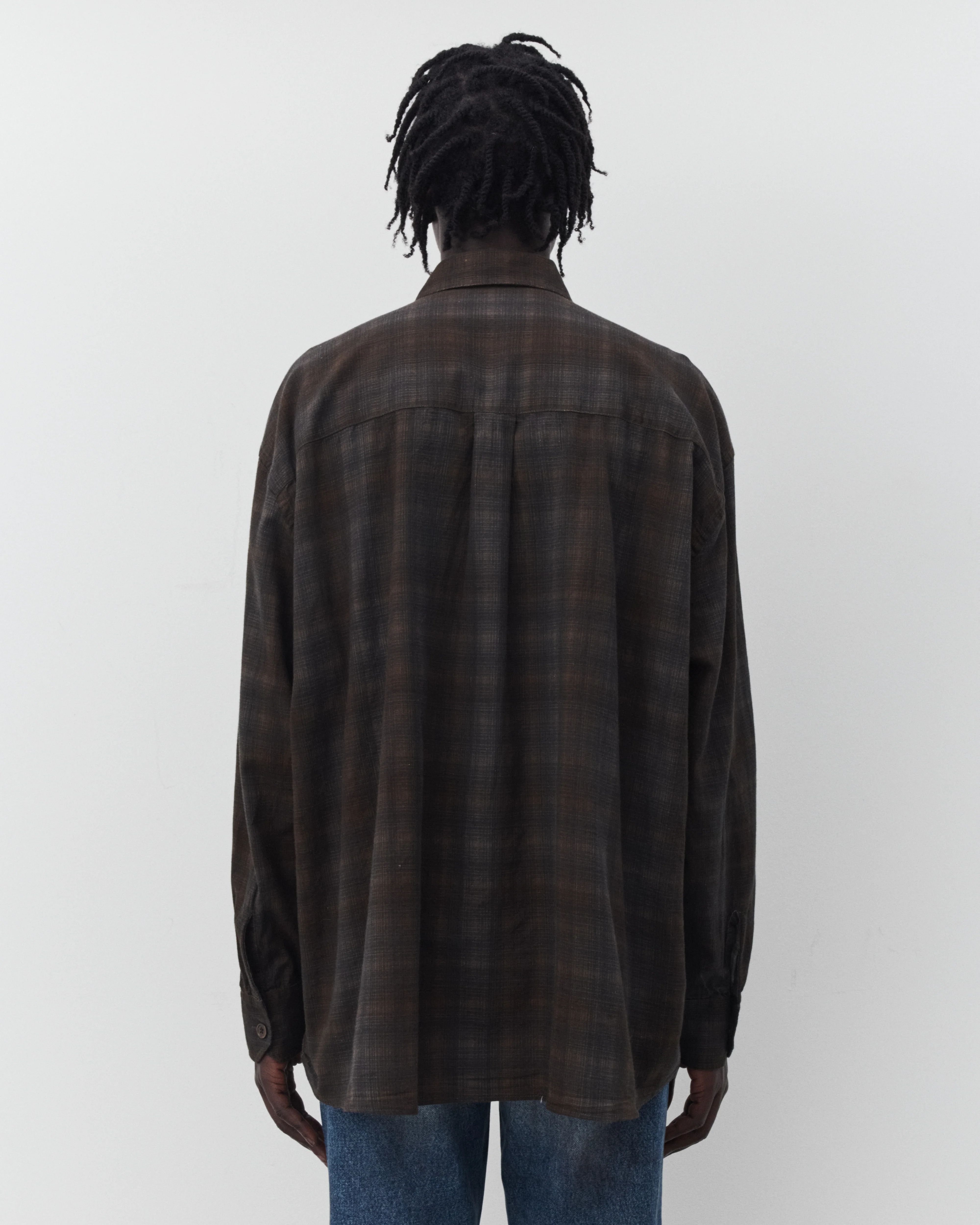 Our Legacy - Men's Borrowed Shirt - (More Check Print)