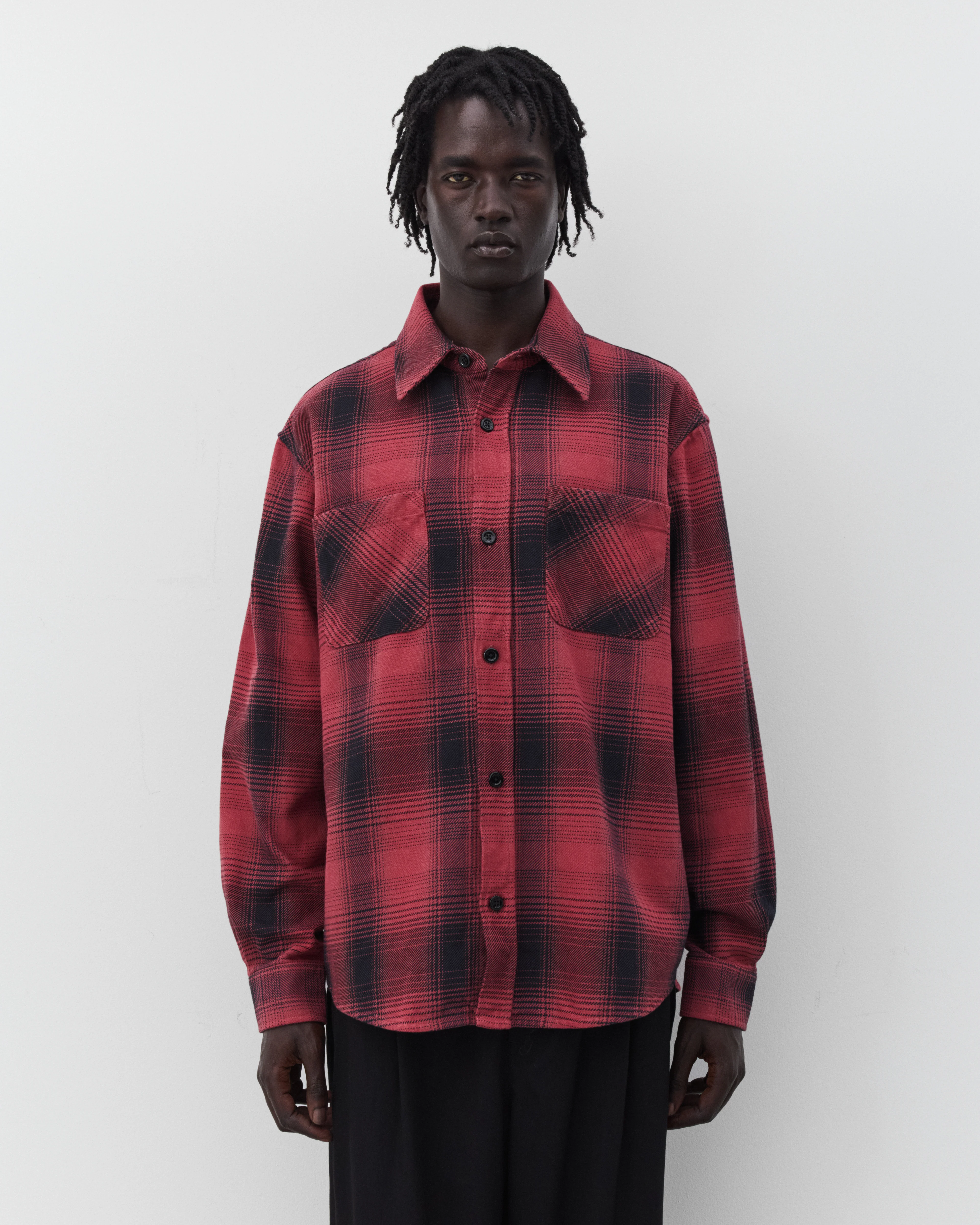 Our Legacy - Men's Whoppin Shirt - (Bison Check Ranch Cotton)