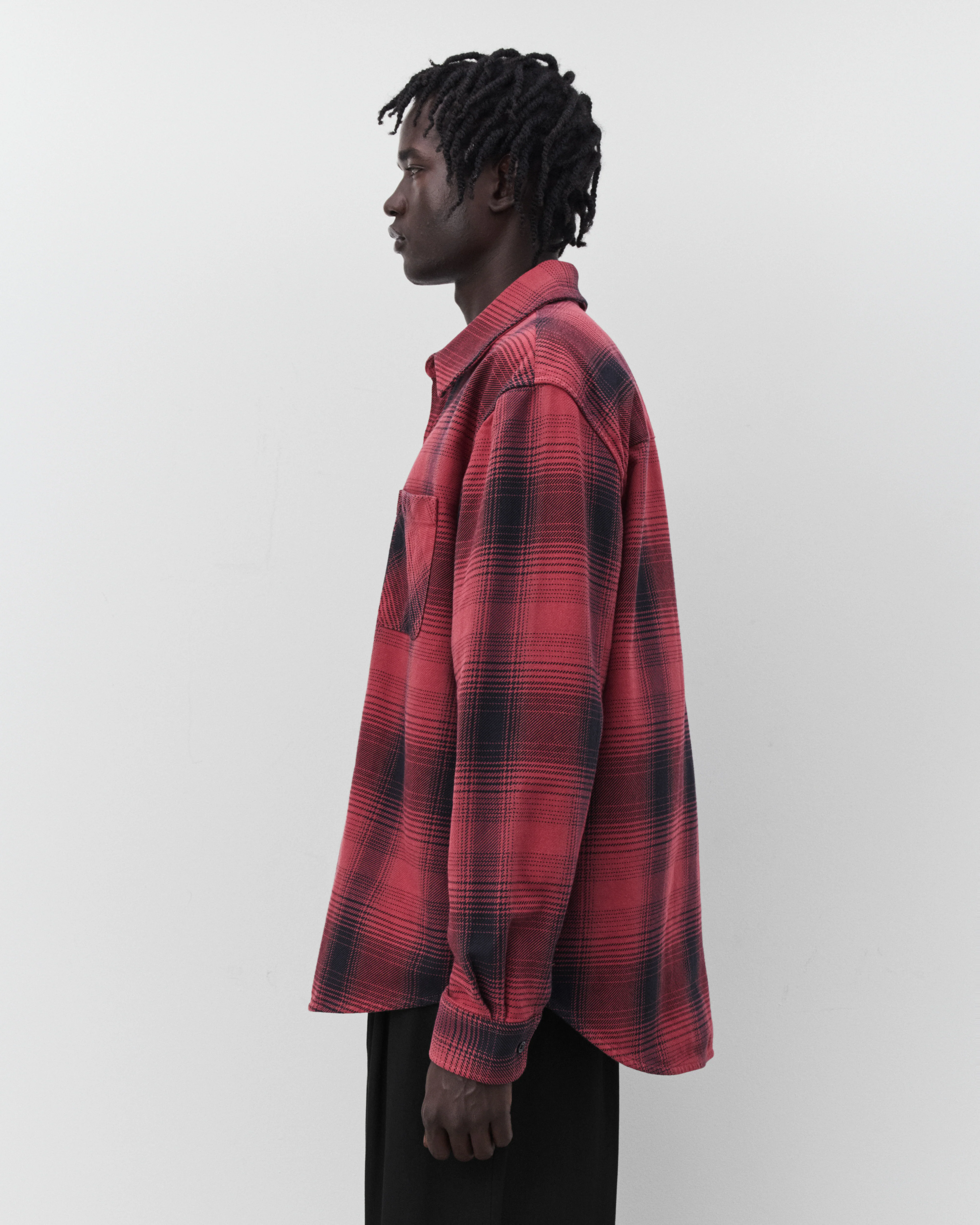 Our Legacy - Men's Whoppin Shirt - (Bison Check Ranch Cotton)