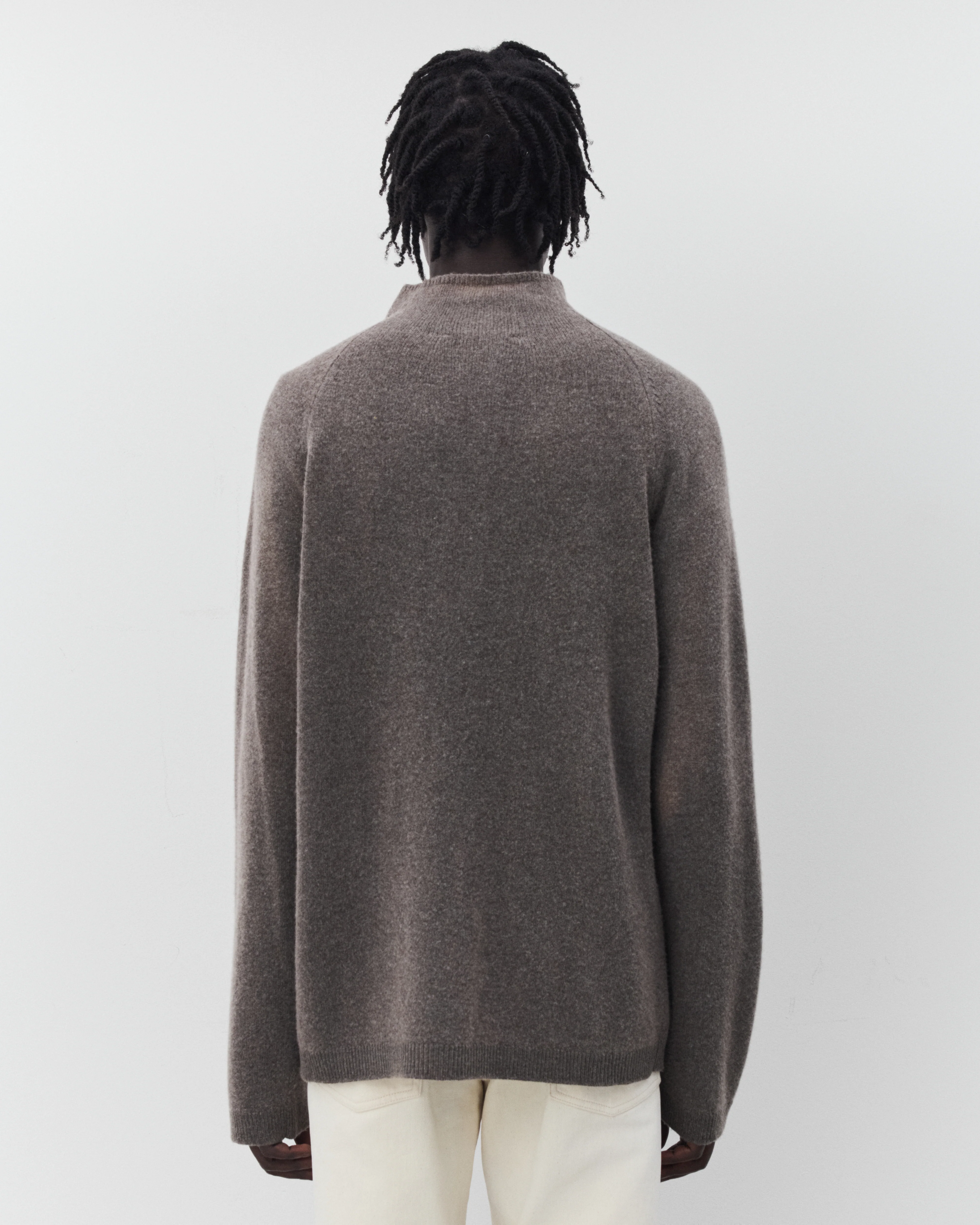 Our Legacy - Men's Line Zip Cardigan - (Mud Spray Dye Cherub Wool)