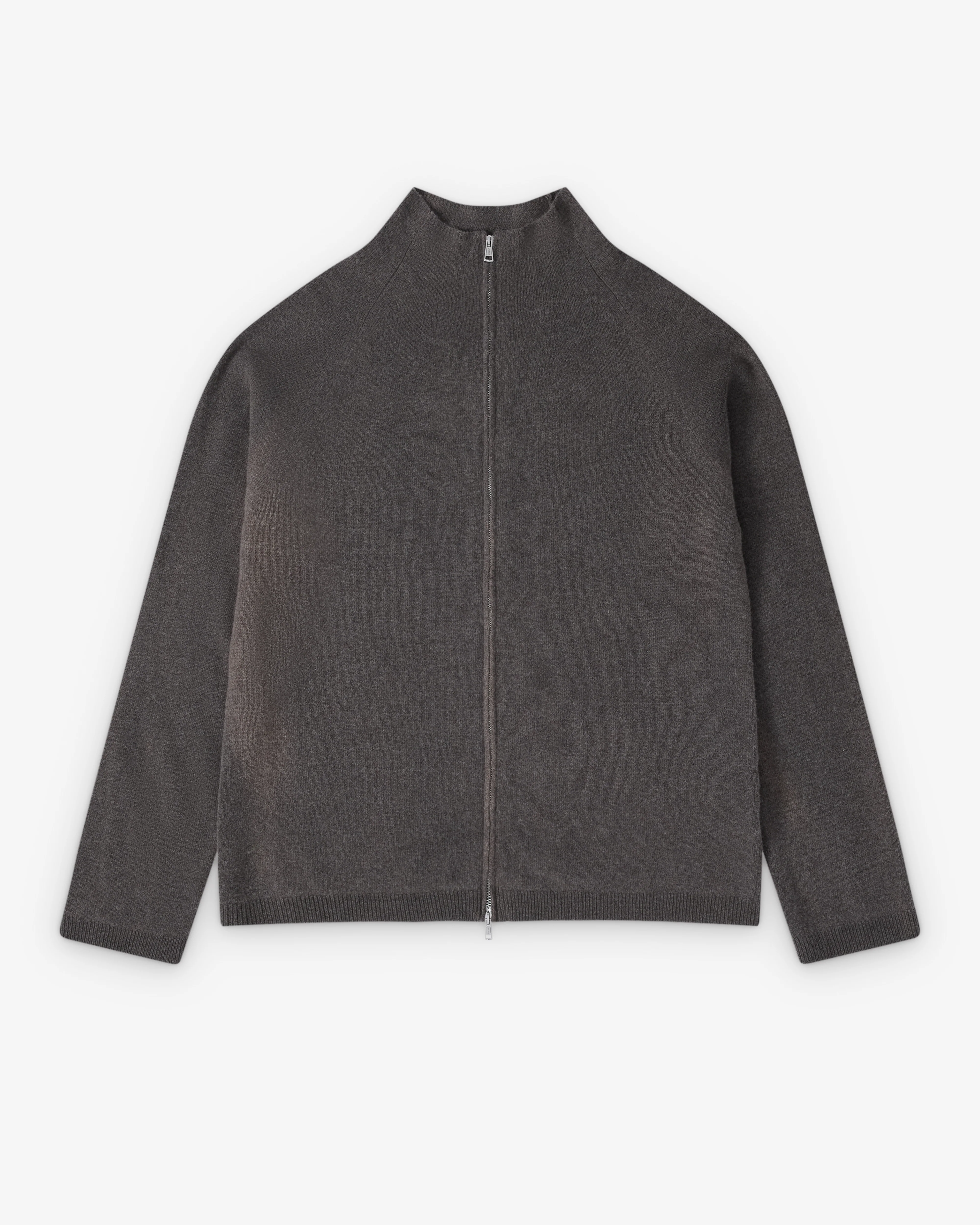 Our Legacy - Men's Line Zip Cardigan - (Mud Spray Dye Cherub Wool)