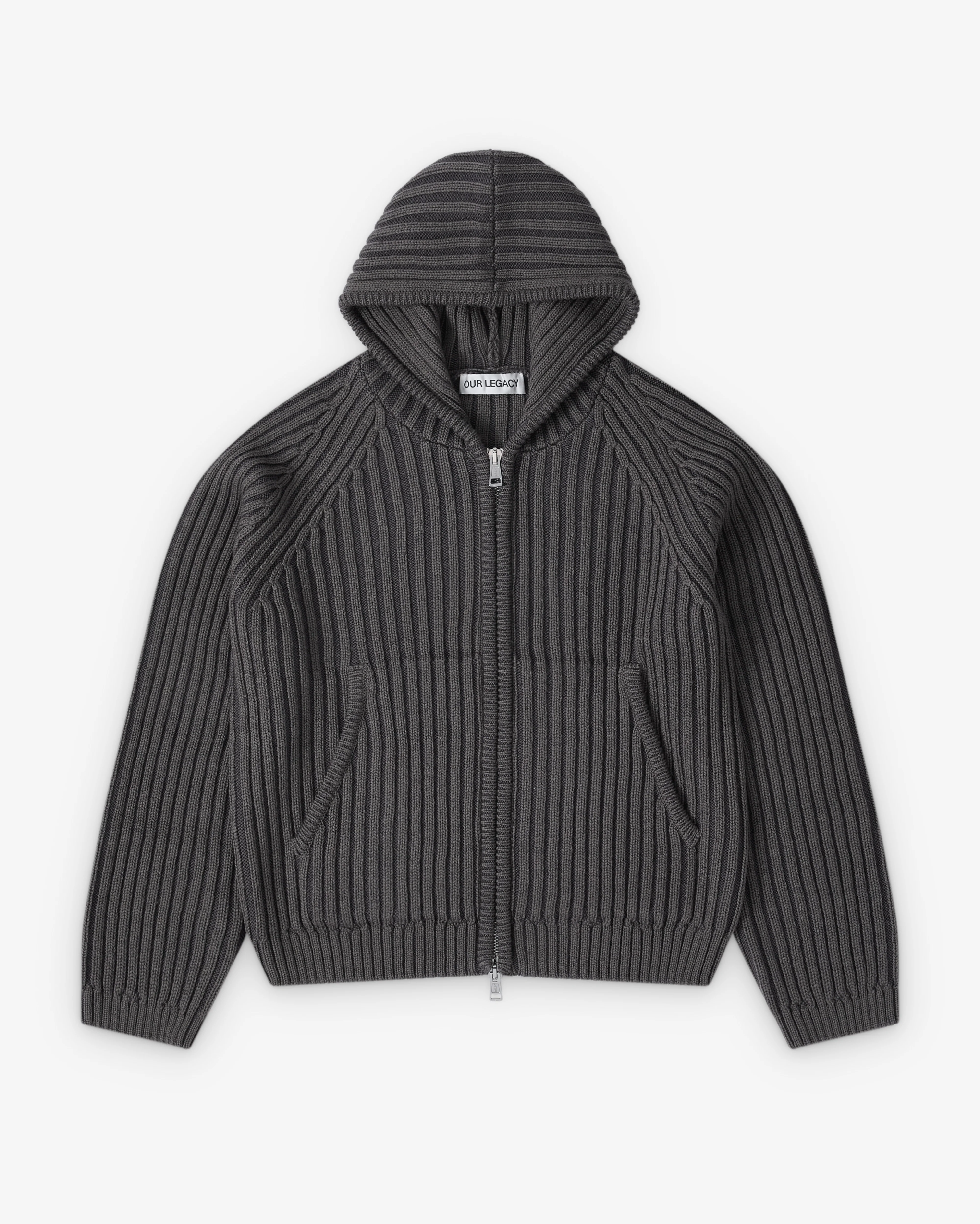 Our Legacy - Men's Level Hood - (Sage Stripe Dry Merino Wool)
