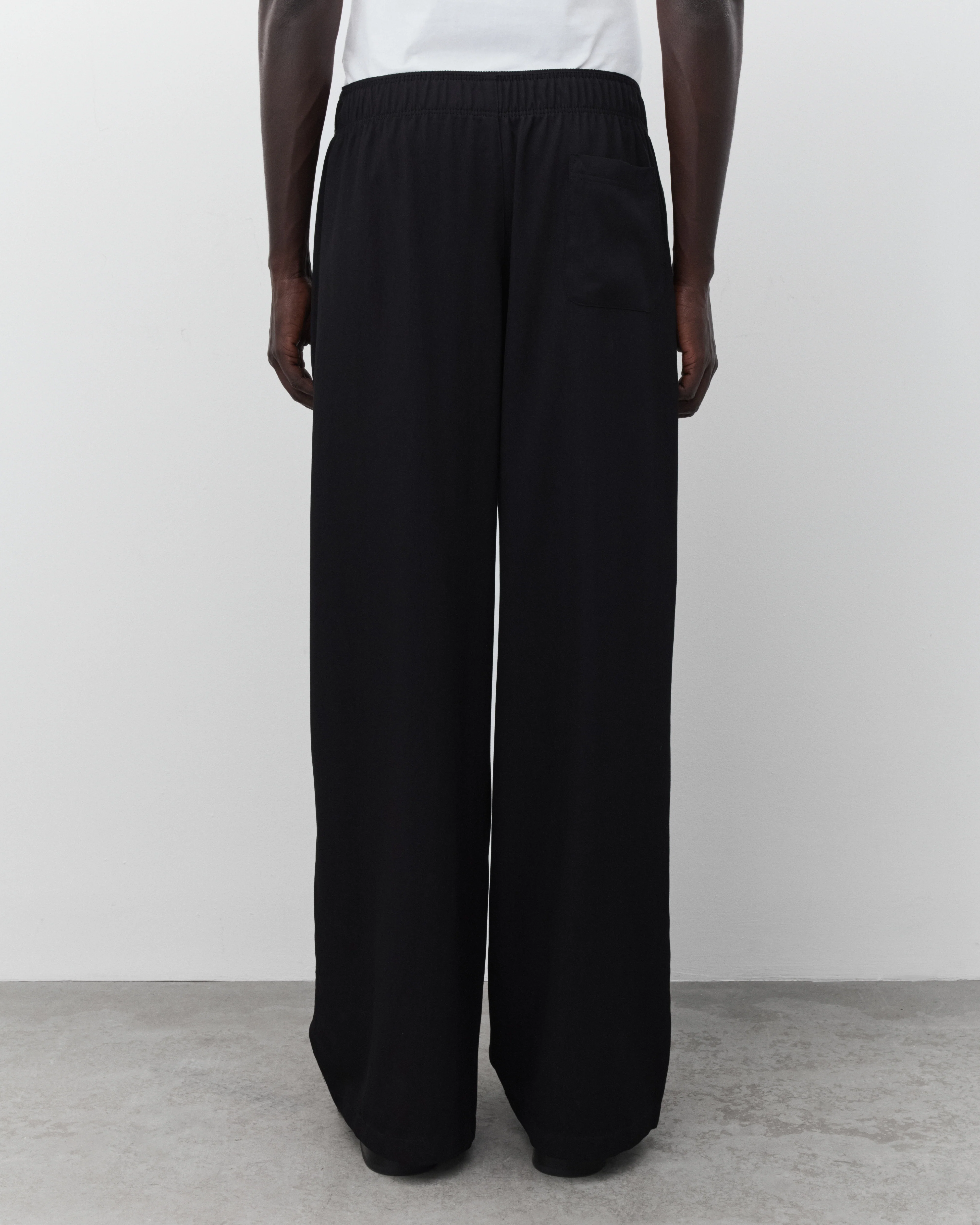 Our Legacy - Men's Leisure Trouser - (Crow Black Night Drape Twill)