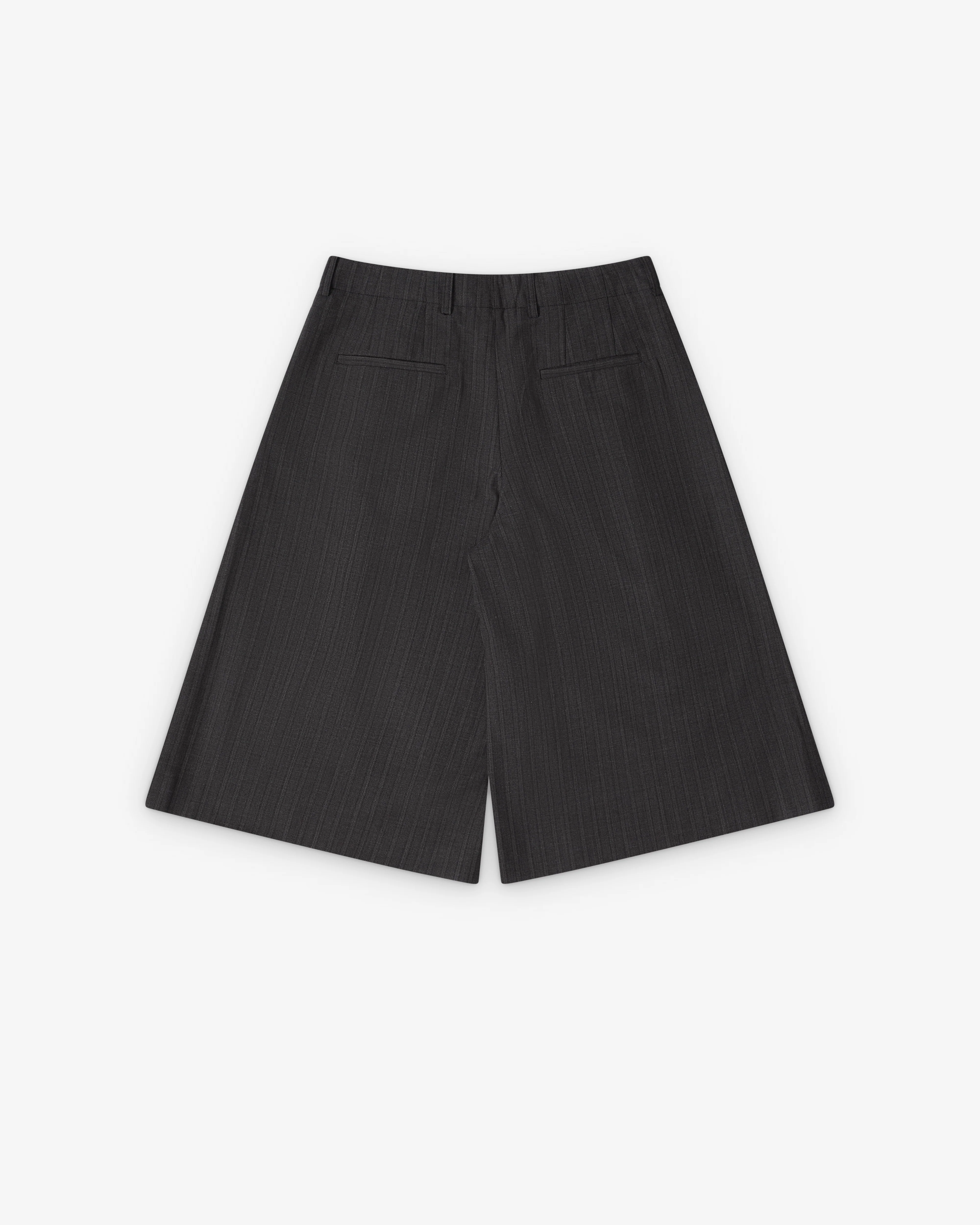 Our Legacy - Men's Split Shorts - (Phase Stripe Motion Woolcot)