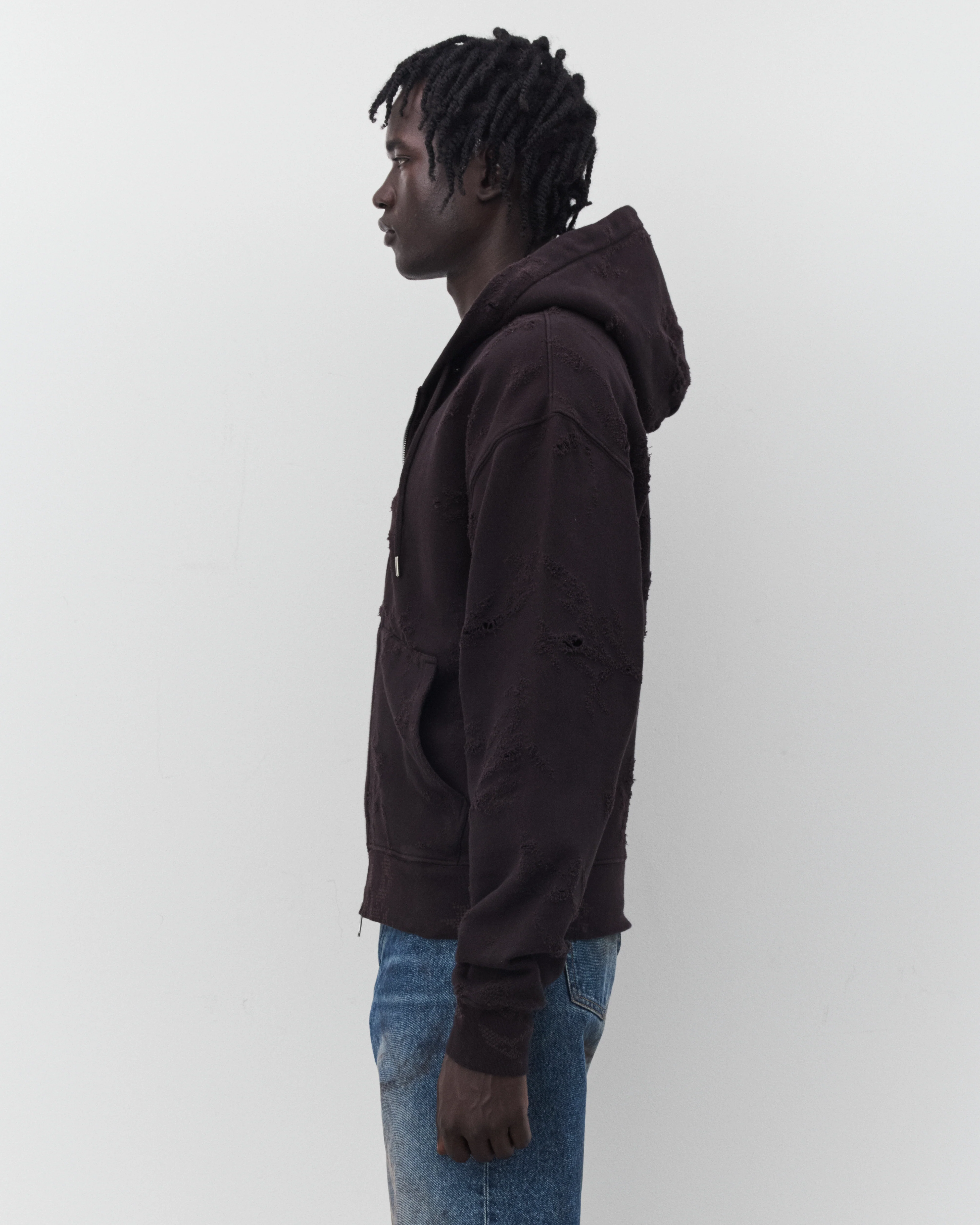 Our Legacy - Men's Rascal Hood - (Burnt Bouquet Star Fleece)