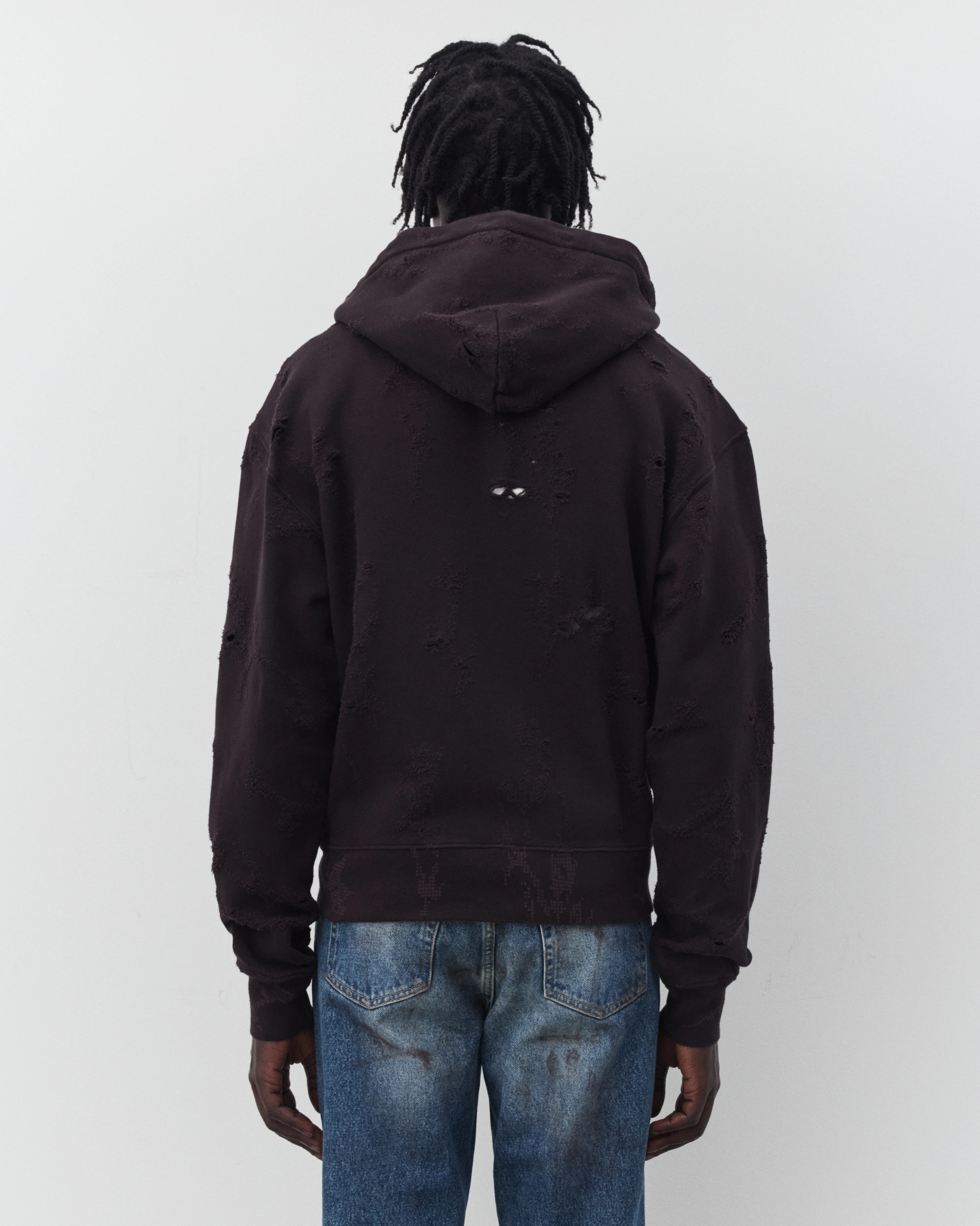 Our Legacy - Men's Rascal Hood - (Burnt Bouquet Star Fleece)