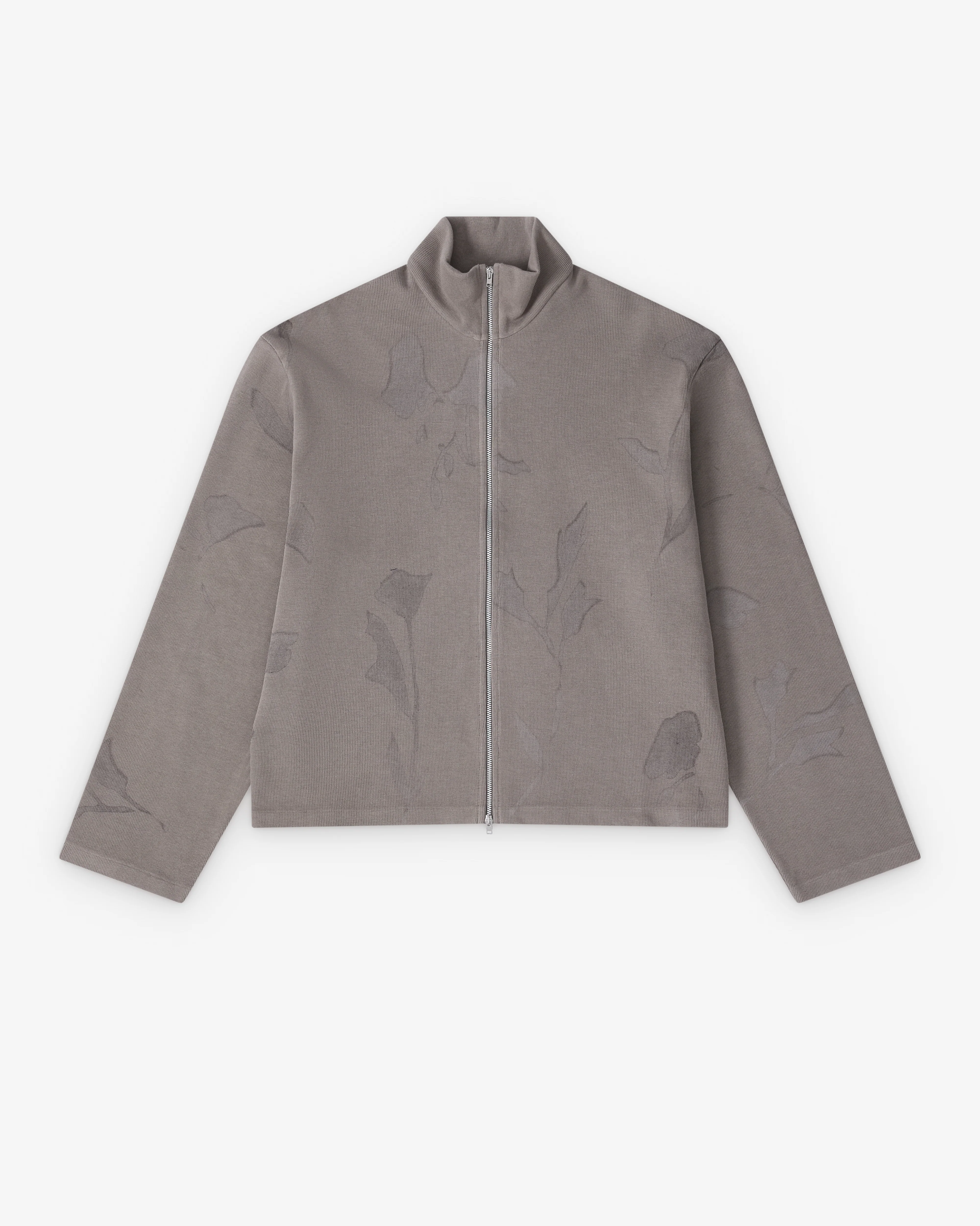 Our Legacy - Men's Shrunken Fullzip - (Silt Flower Athletic Rib)