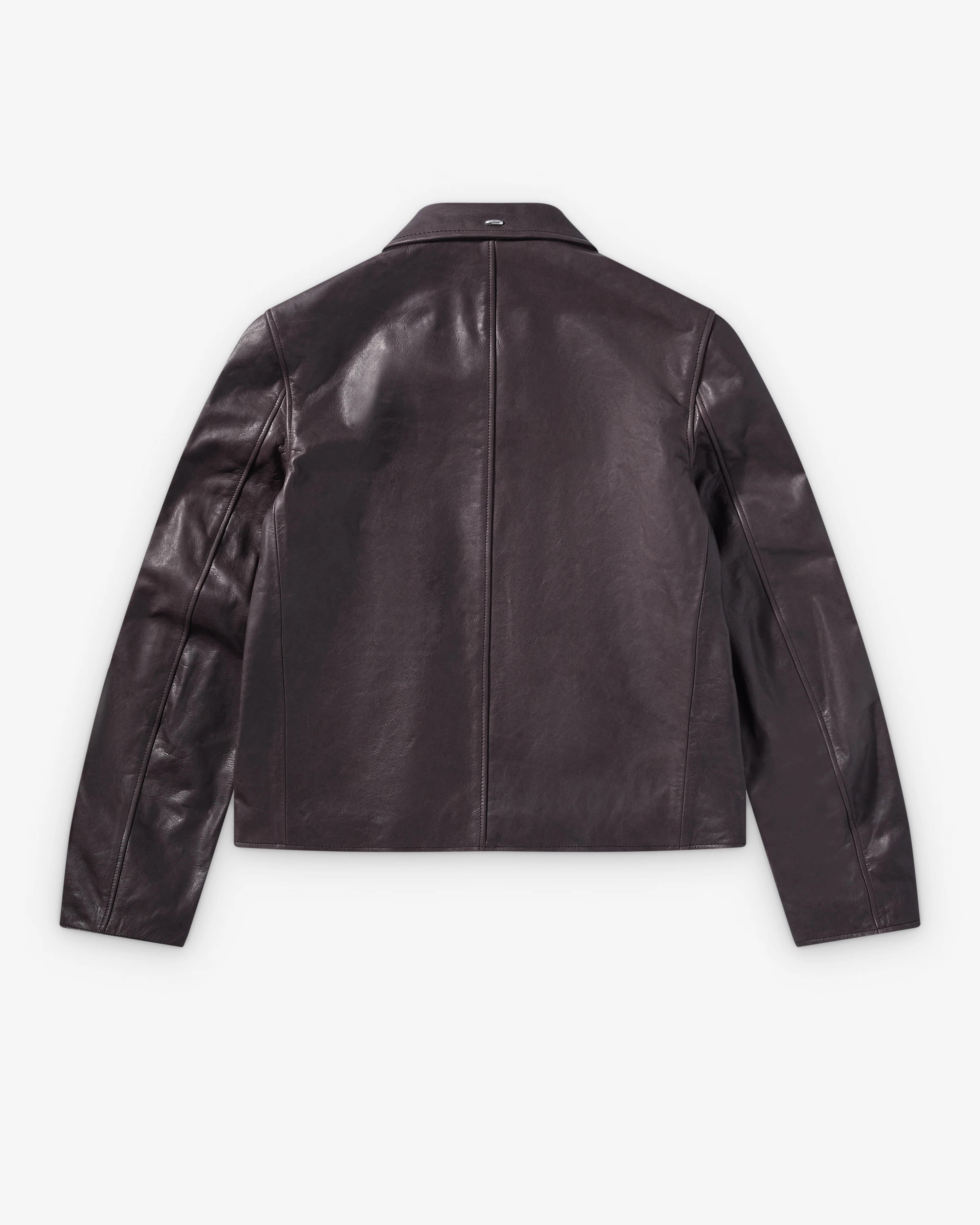 Our Legacy - Men's Mini Jacket - (Matted Brown Waxed Bovine)