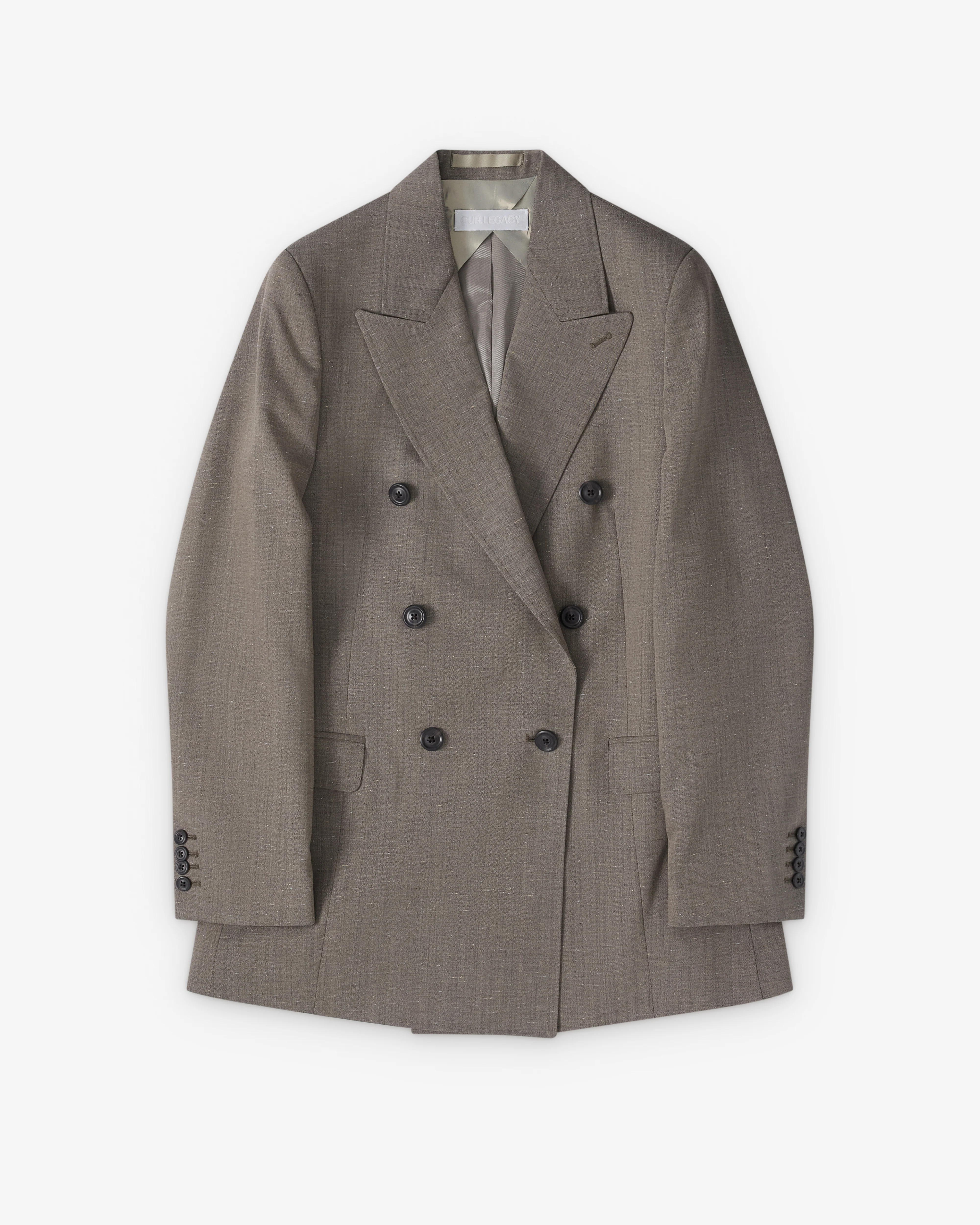 Our Legacy - Women's Haul Blazer - (Clay Flowy Fleck Wool)
