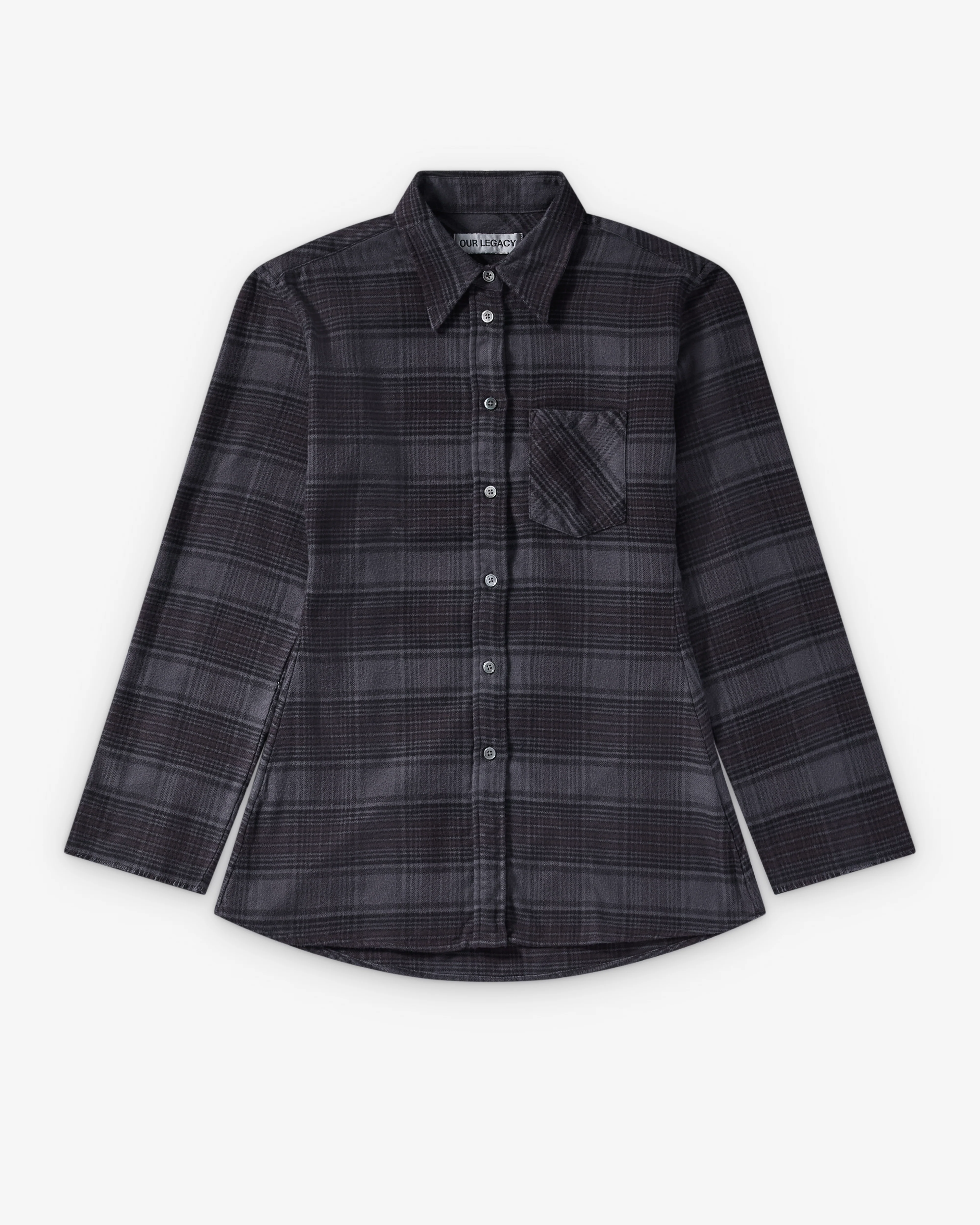 Our Legacy - Women's Daisy Shirt - (Faded Nocturne Check Flannel)