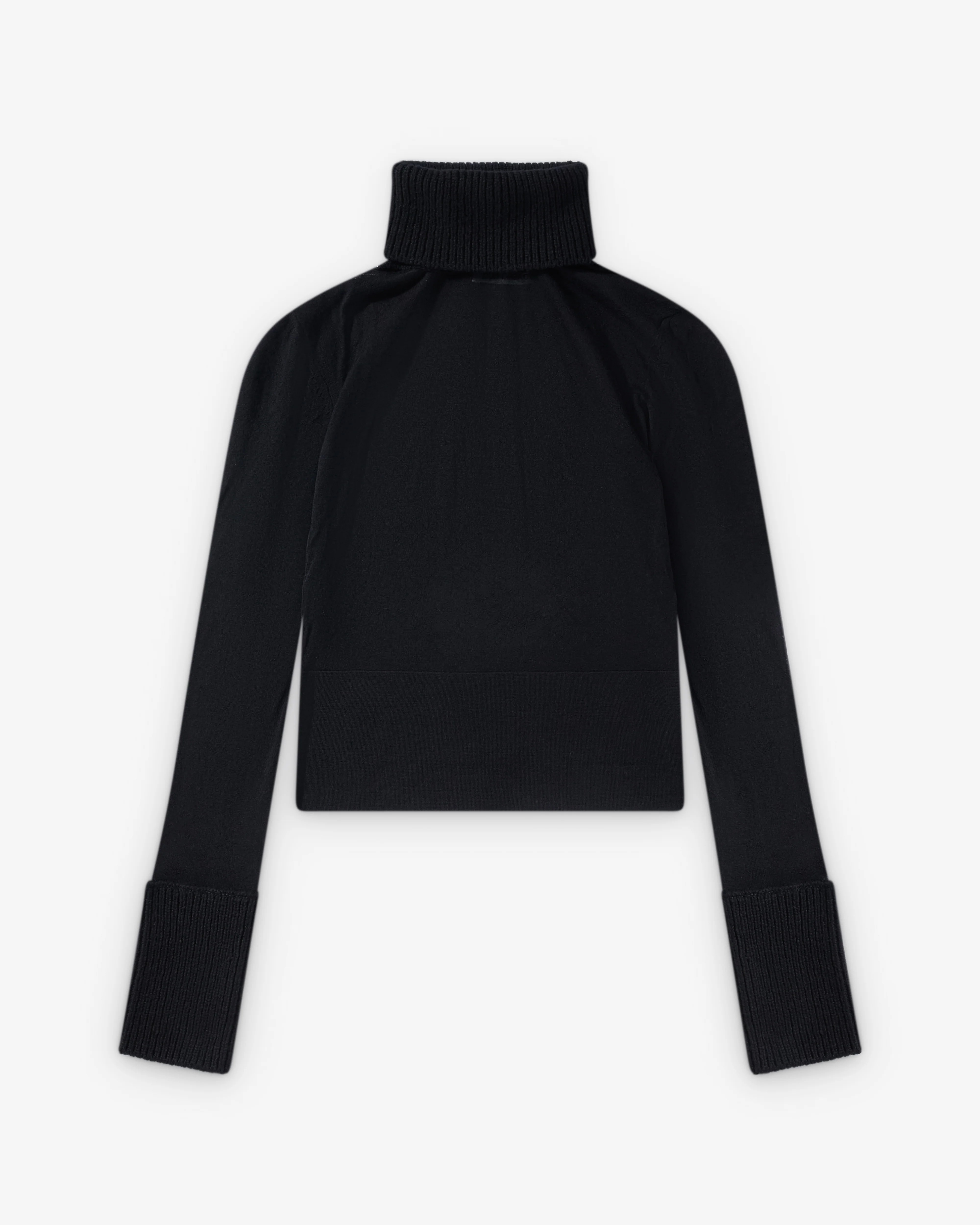 Our Legacy - Women's Inverse Turtleneck - (Black Superfine Merino)