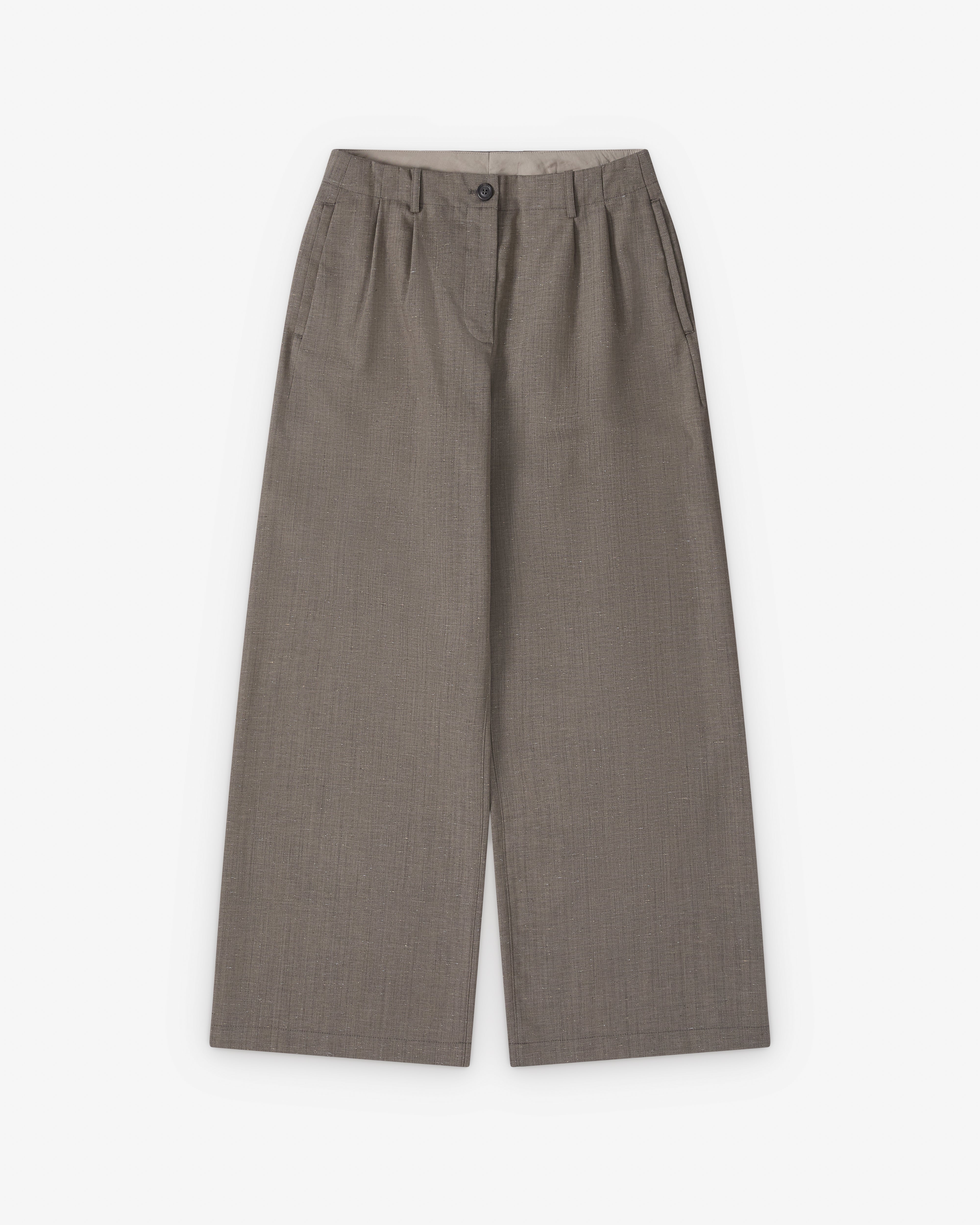 Our Legacy - Women's Arch Chino - (Clay Flowy Fleck Wool)
