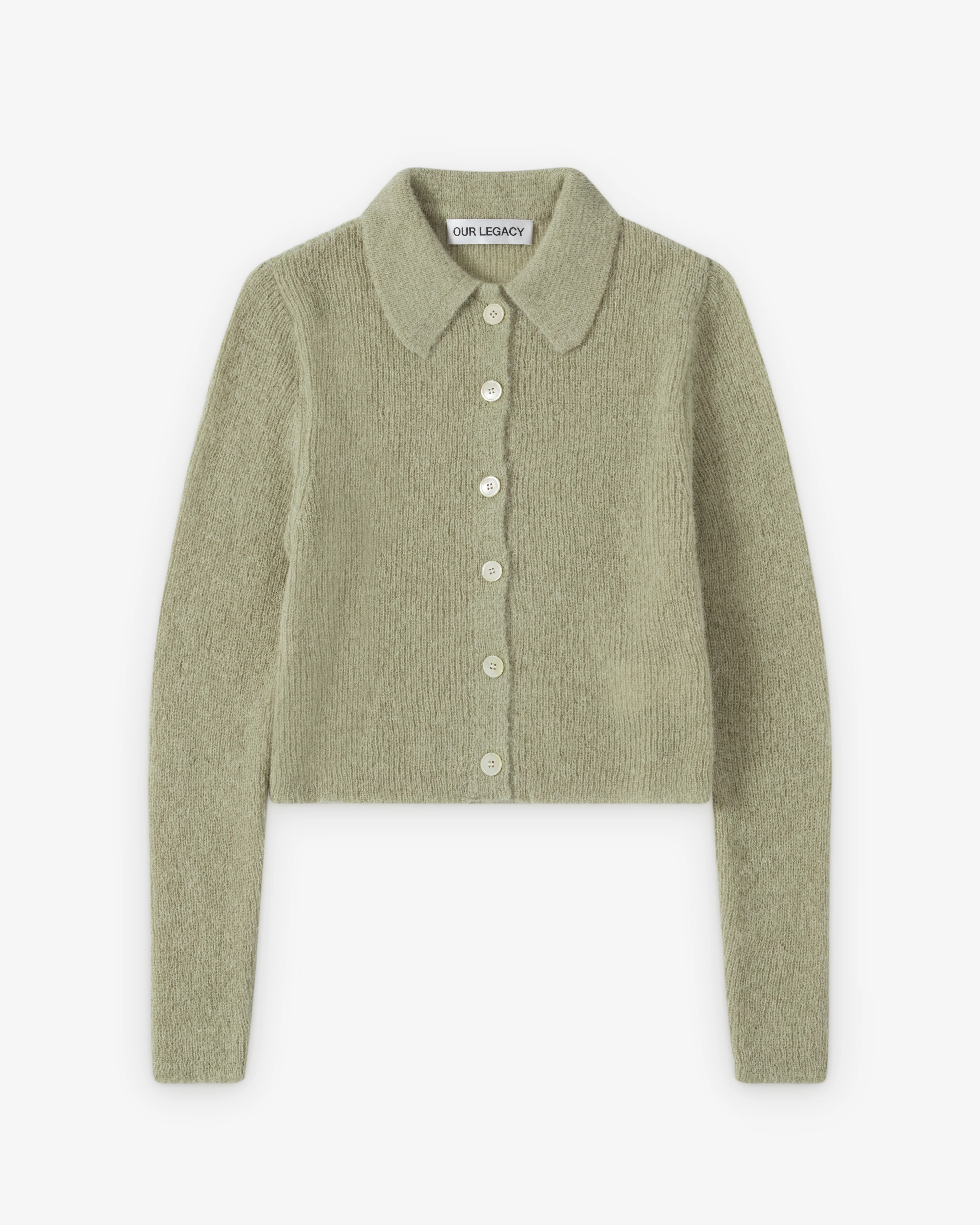 Our Legacy - Women's Mazzy Polo - (Soft Sage Fuzzy Alpaca)