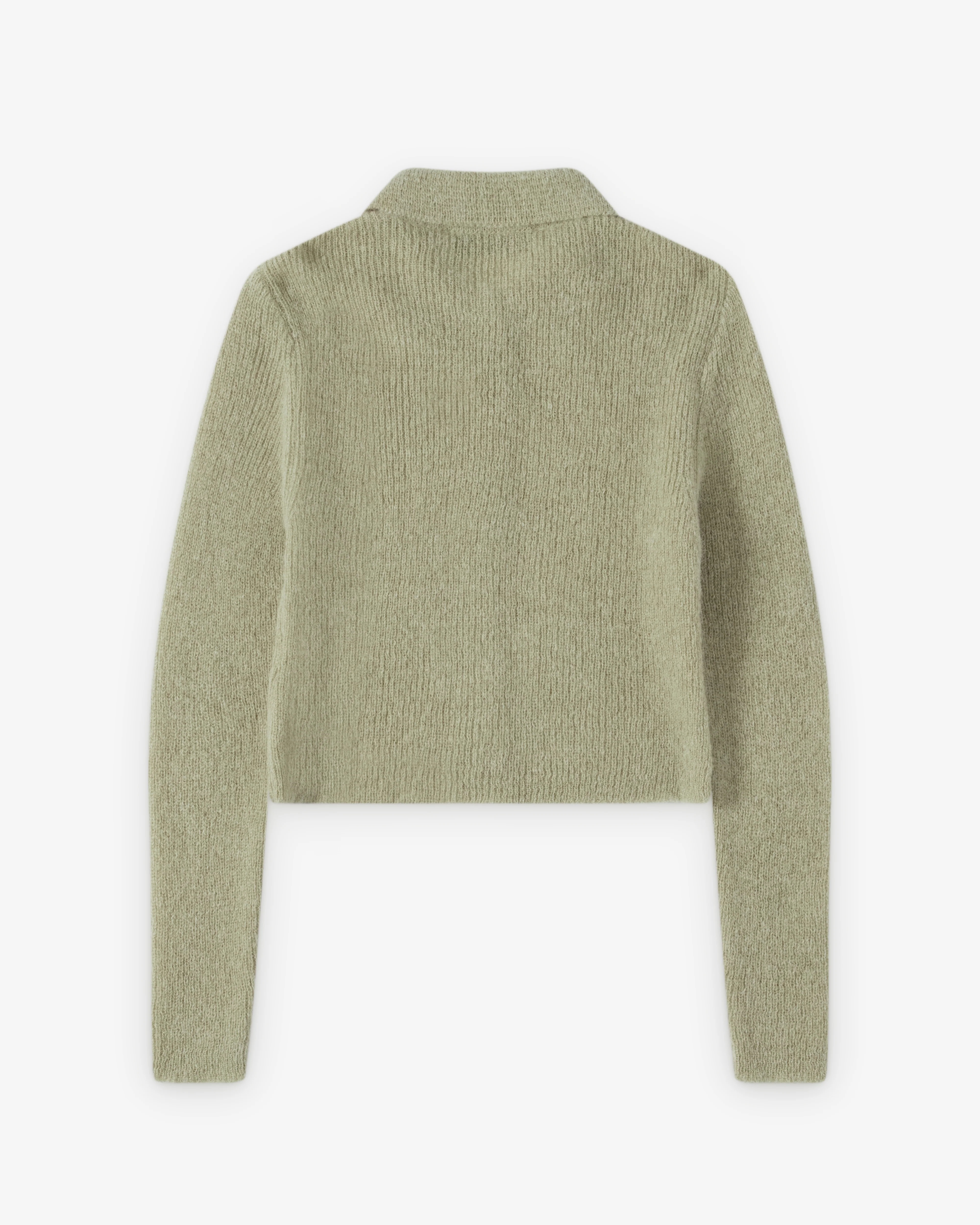Our Legacy - Women's Mazzy Polo - (Soft Sage Fuzzy Alpaca)