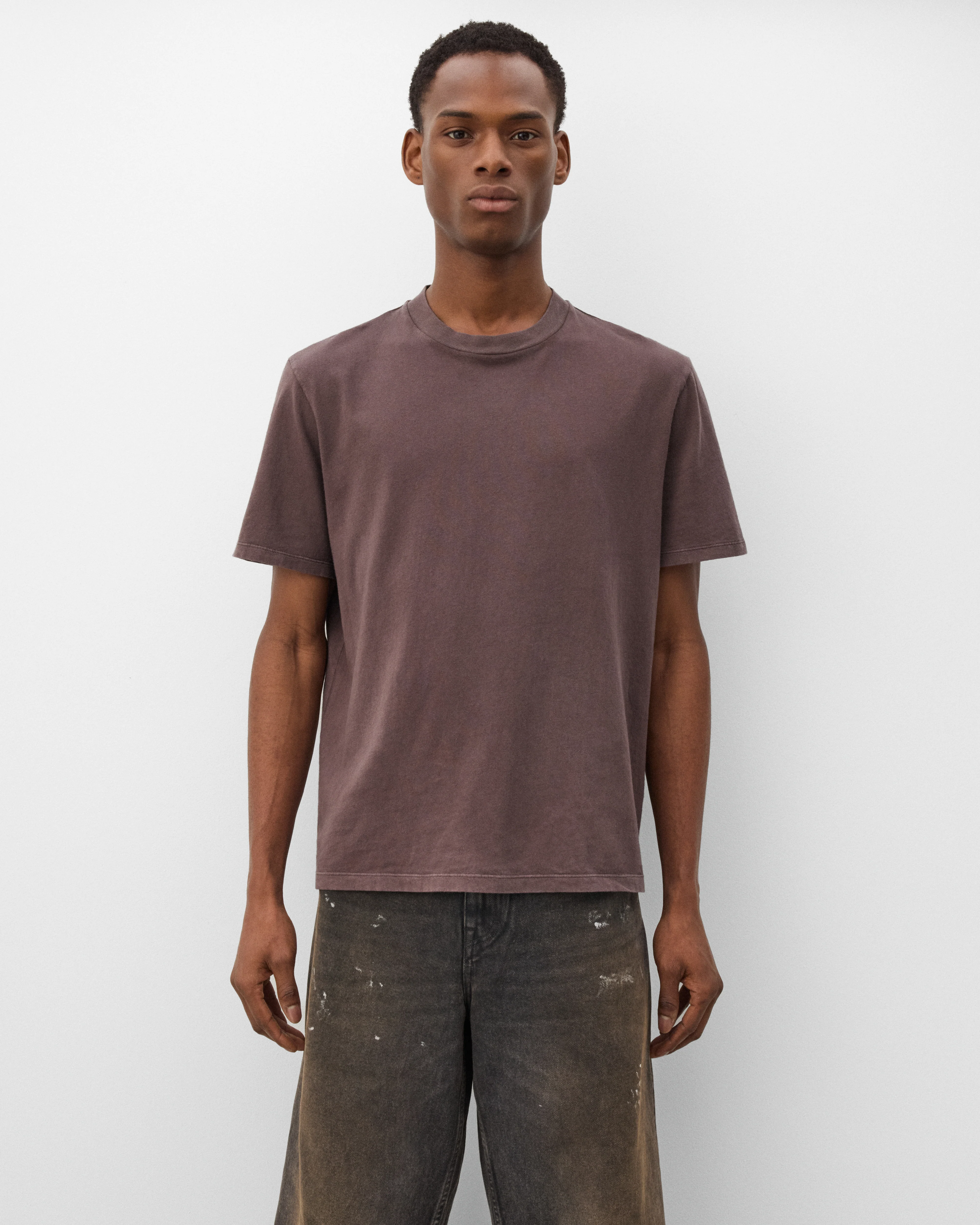 Our Legacy - Men's Box T-Shirt - (Worn Brown)