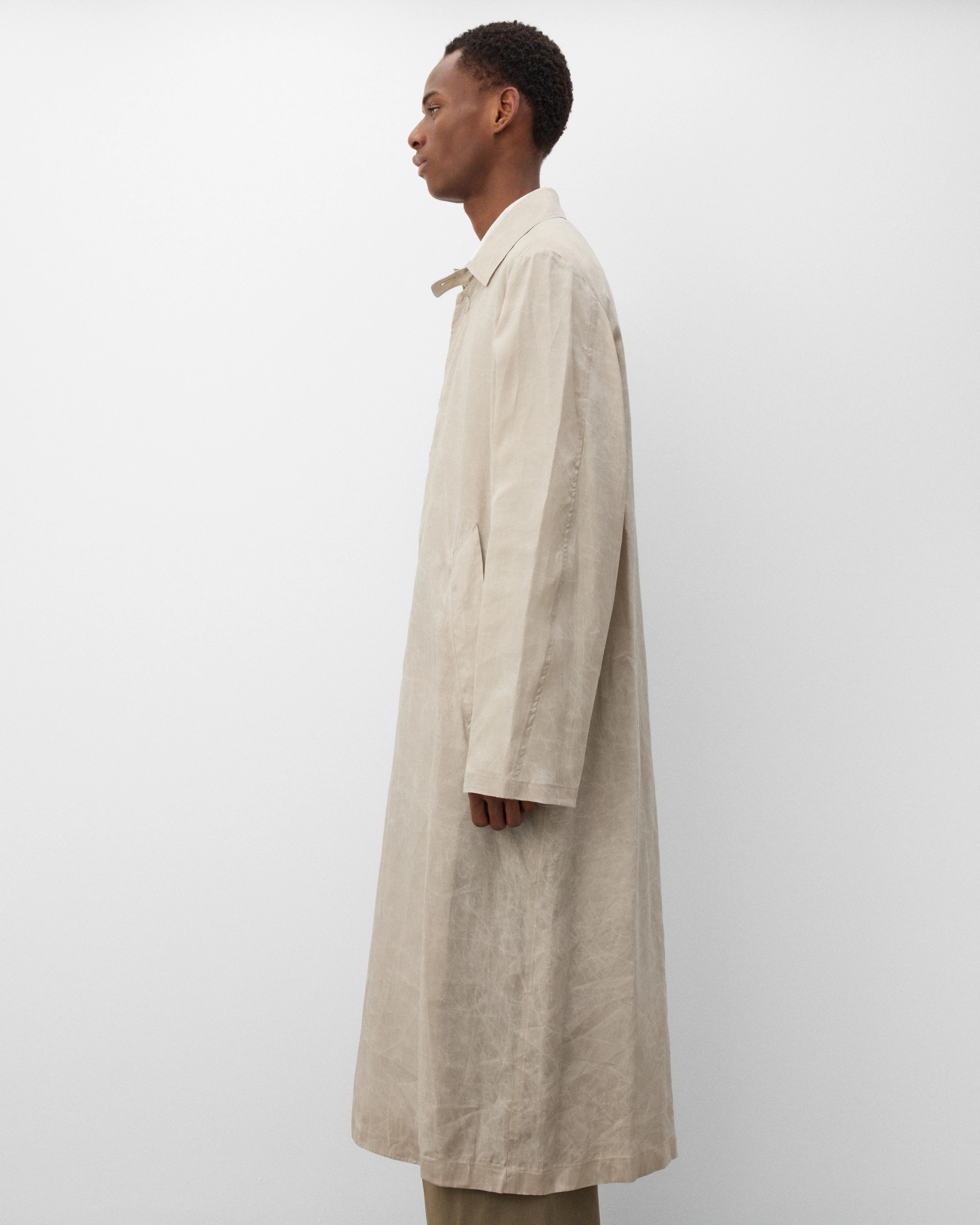 Our Legacy - Men's Cloak Carcoat - (Ghost Grey)