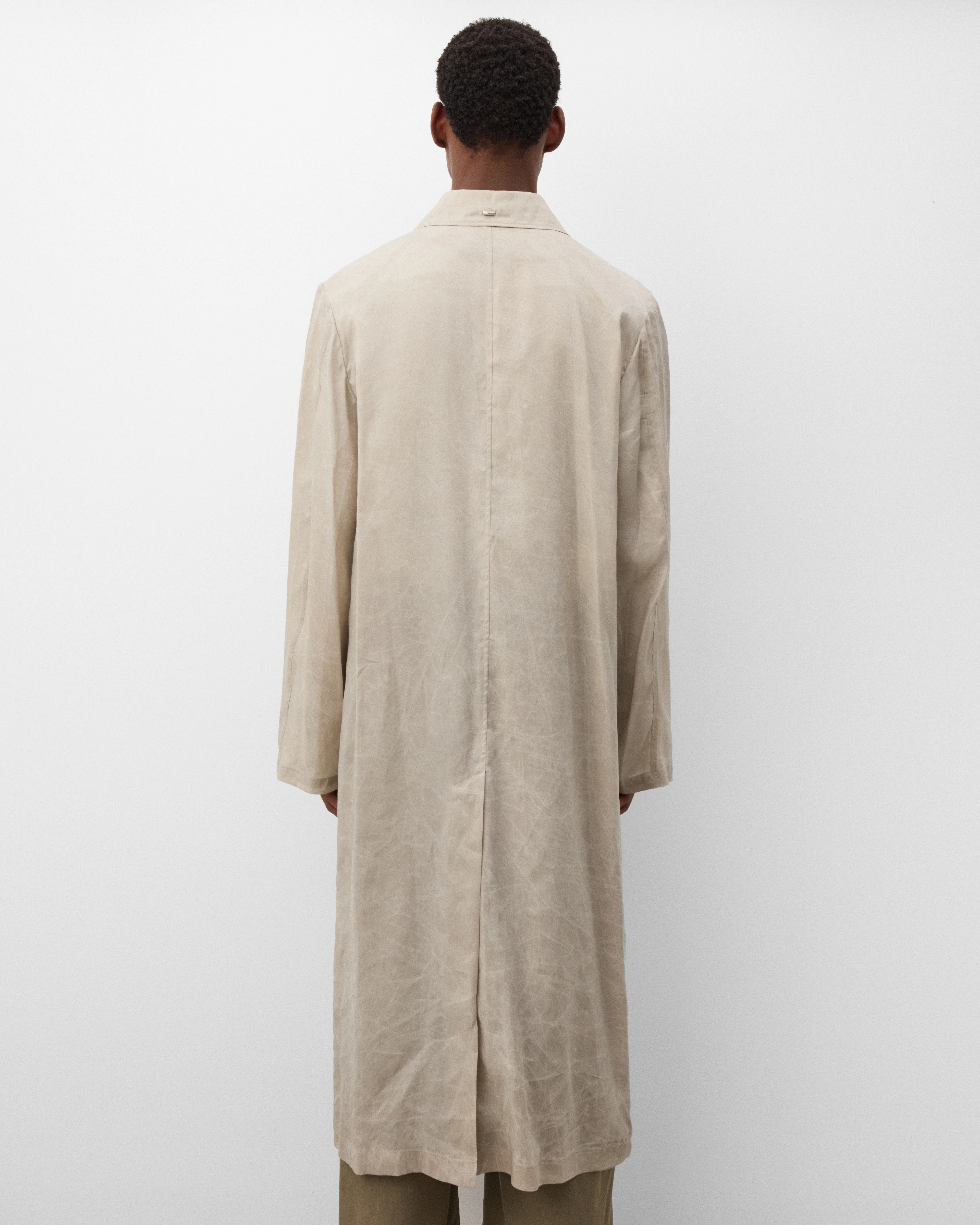 Our Legacy - Men's Cloak Carcoat - (Ghost Grey)
