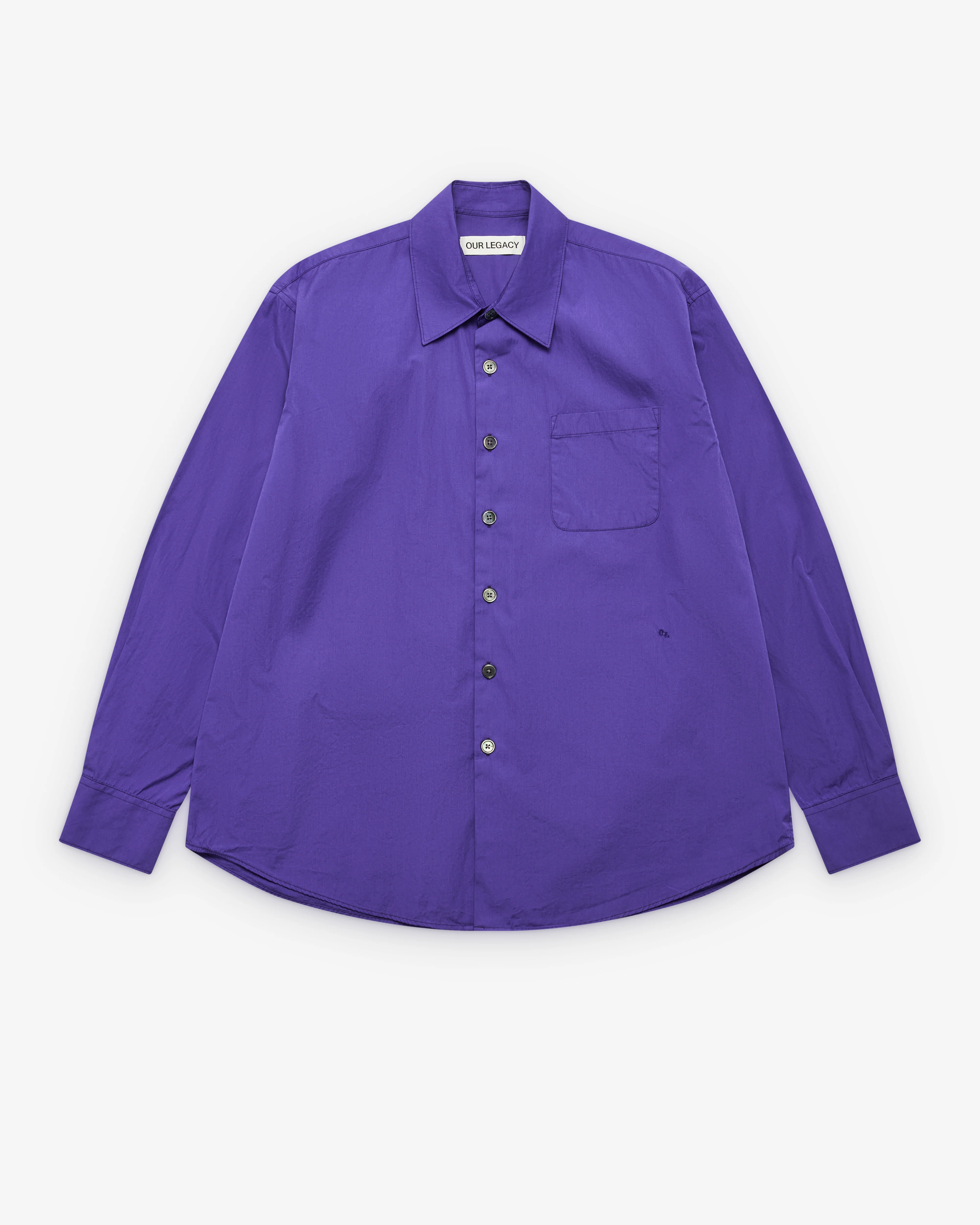Our Legacy - Men's Above Shirt - (Deep Blue Super Poplin)