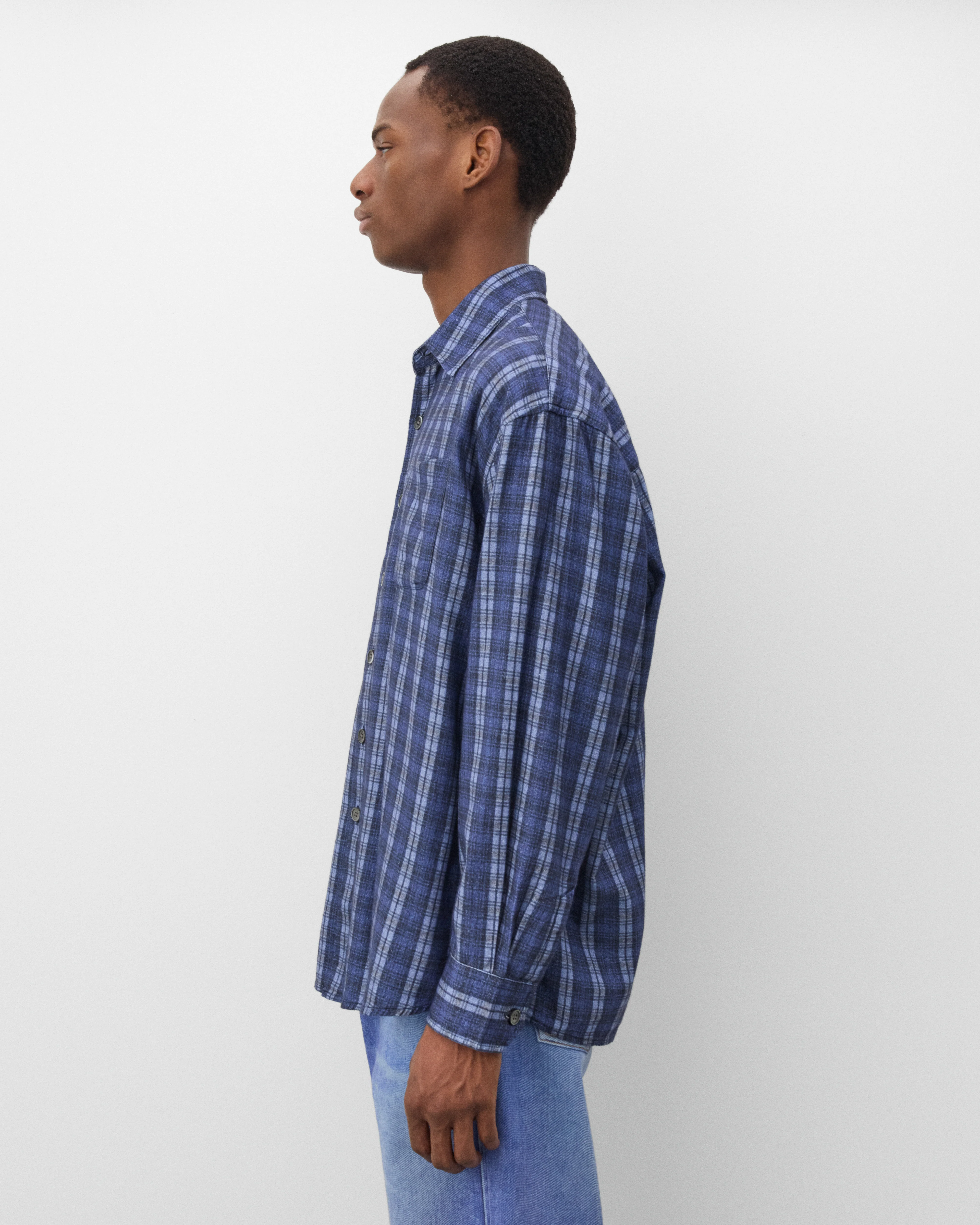 Our Legacy - Men's Borrowed Shirt - (Check Please Print)