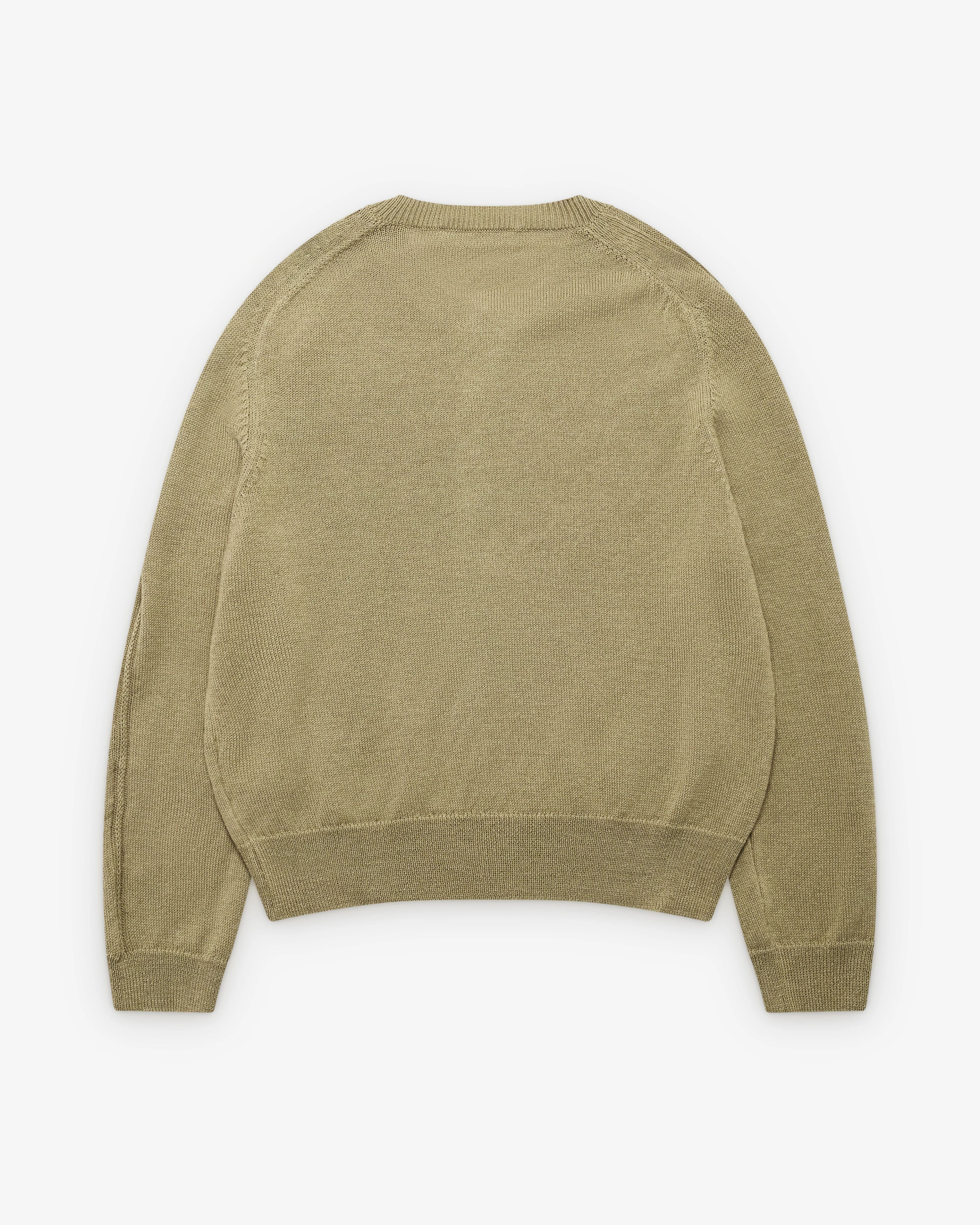 Our Legacy - Men's True Cardigan - (Silver Sage Coarse Linen Wool)
