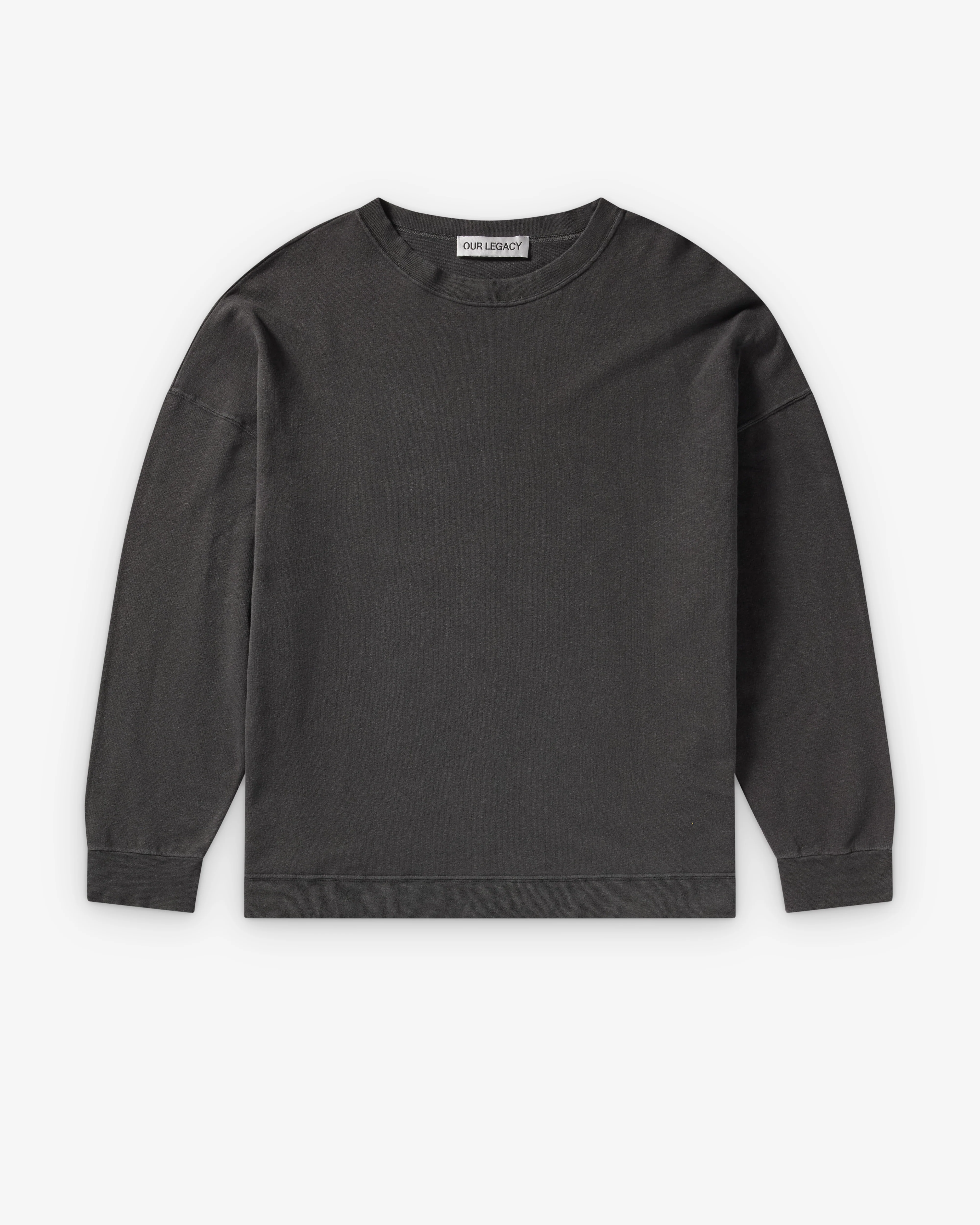 Our Legacy - Men's Slack Sweatshirt - (Washed Black Rogue Loopback)