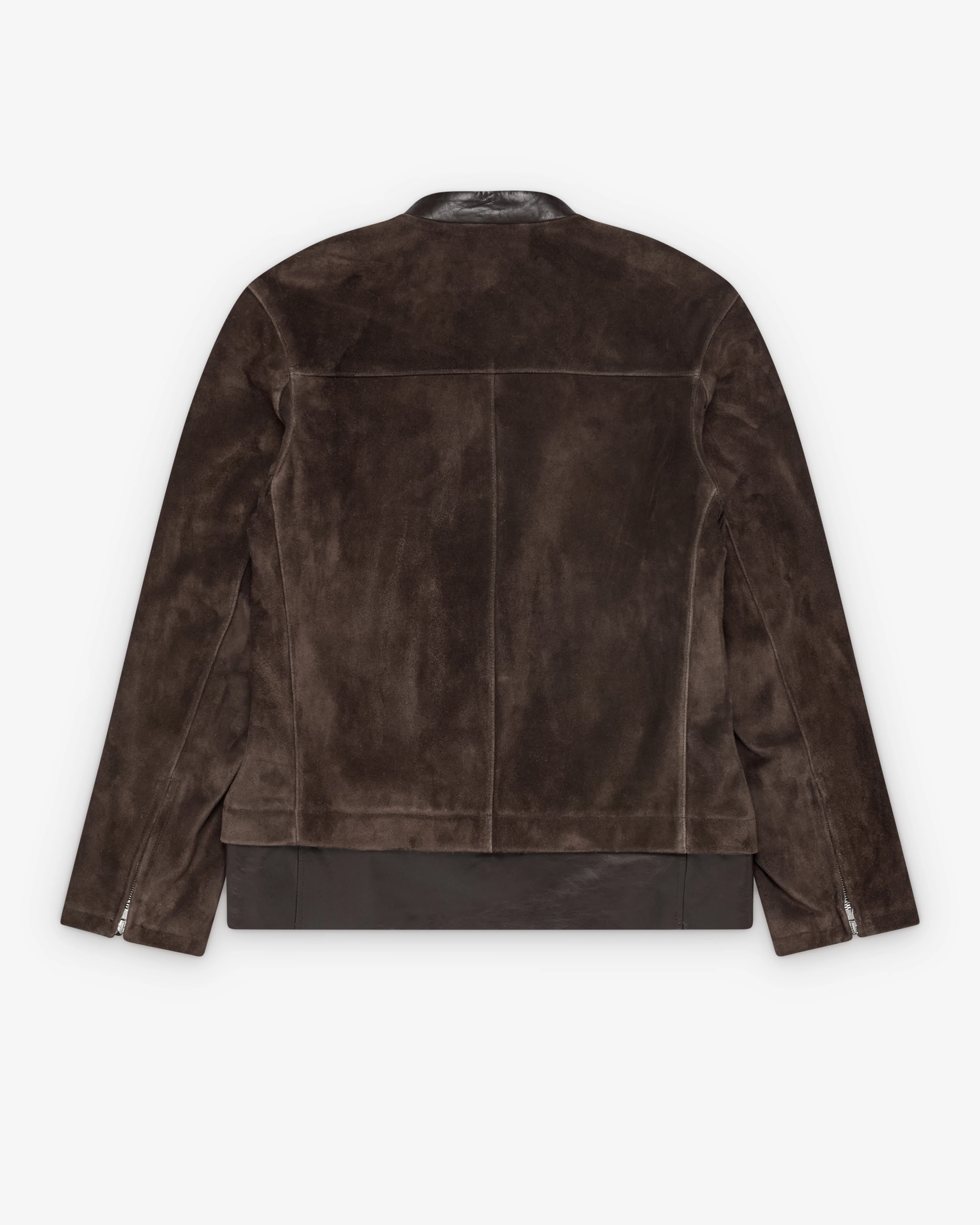 Our Legacy - Men's Drift Jacket - (Wenge Brown Wet Suede)