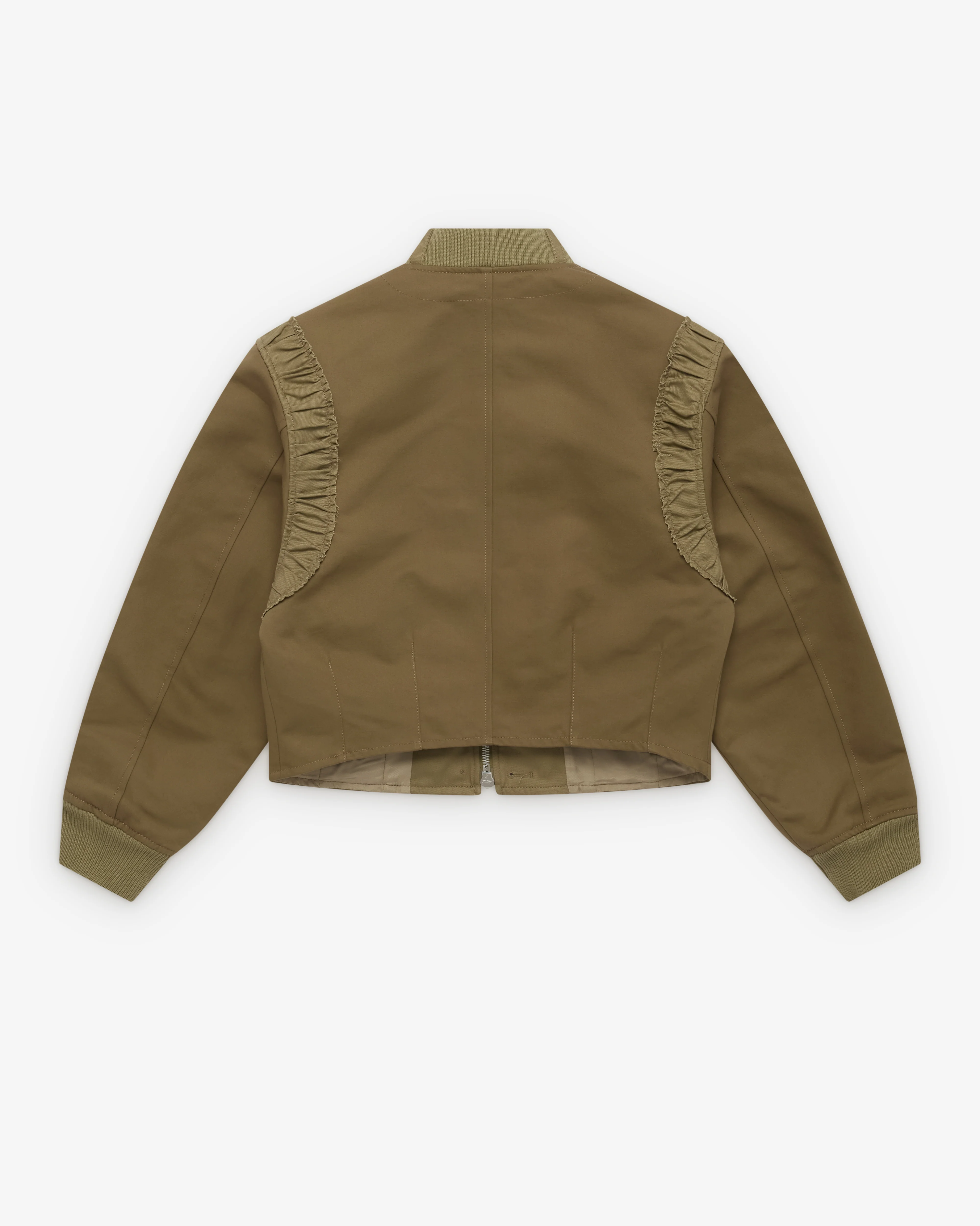 Our Legacy - Women's Frill Bomber - (Kharkee Double Weave Sateen)