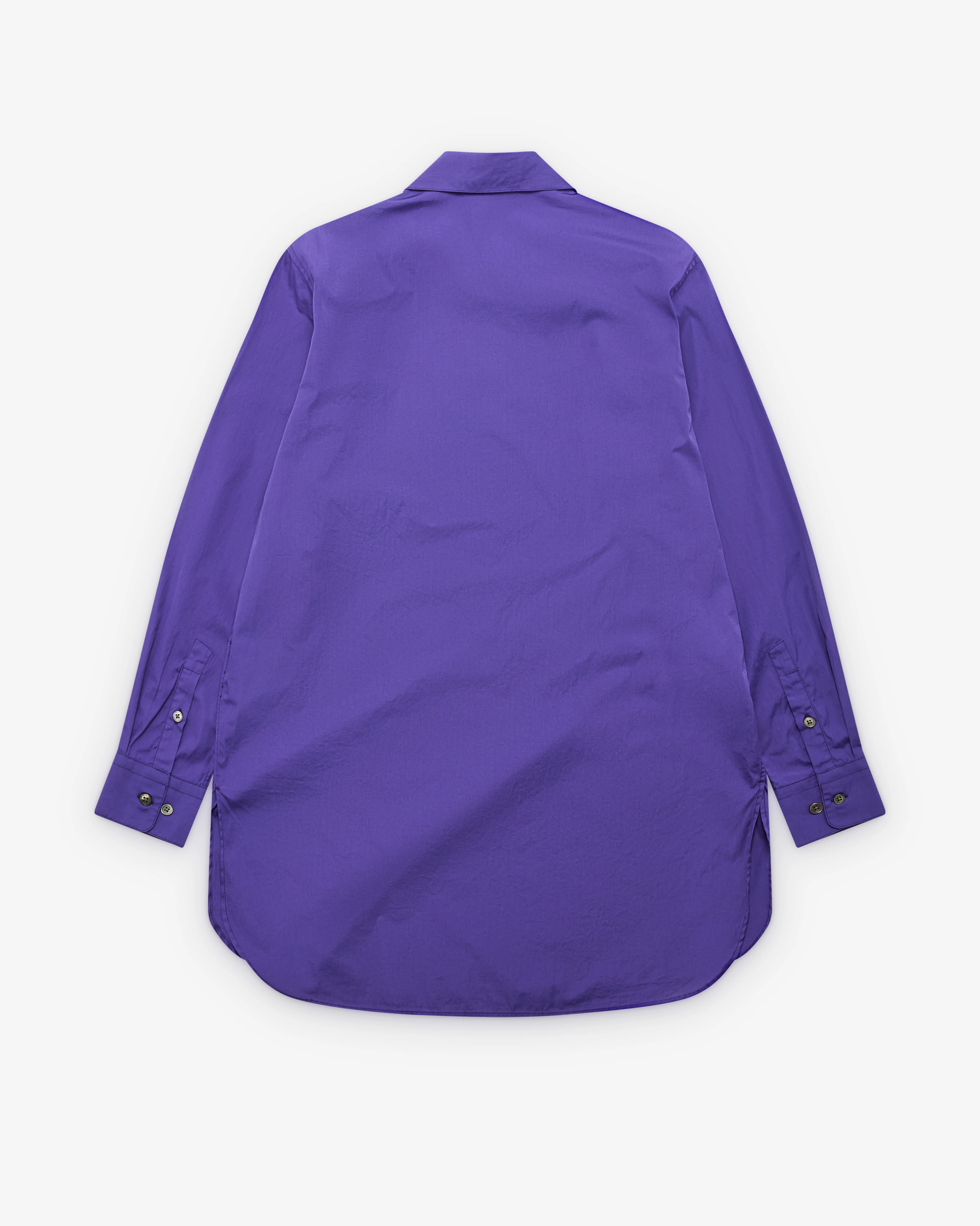 Our Legacy - Women's Wave Shirt - (Deep Blue Super Poplin)