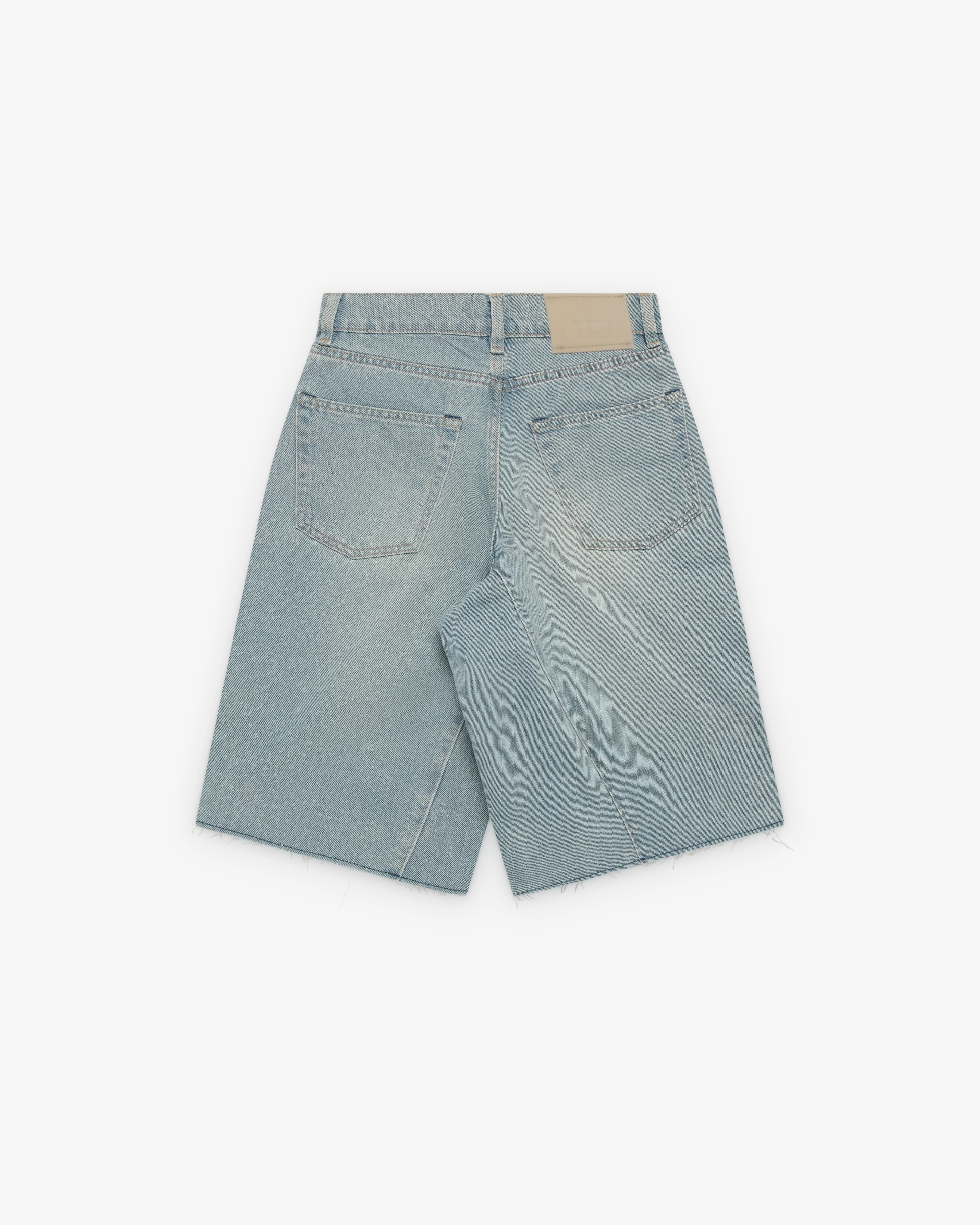 Our Legacy - Women's Midi Shorts - (Pale Coast Wash)
