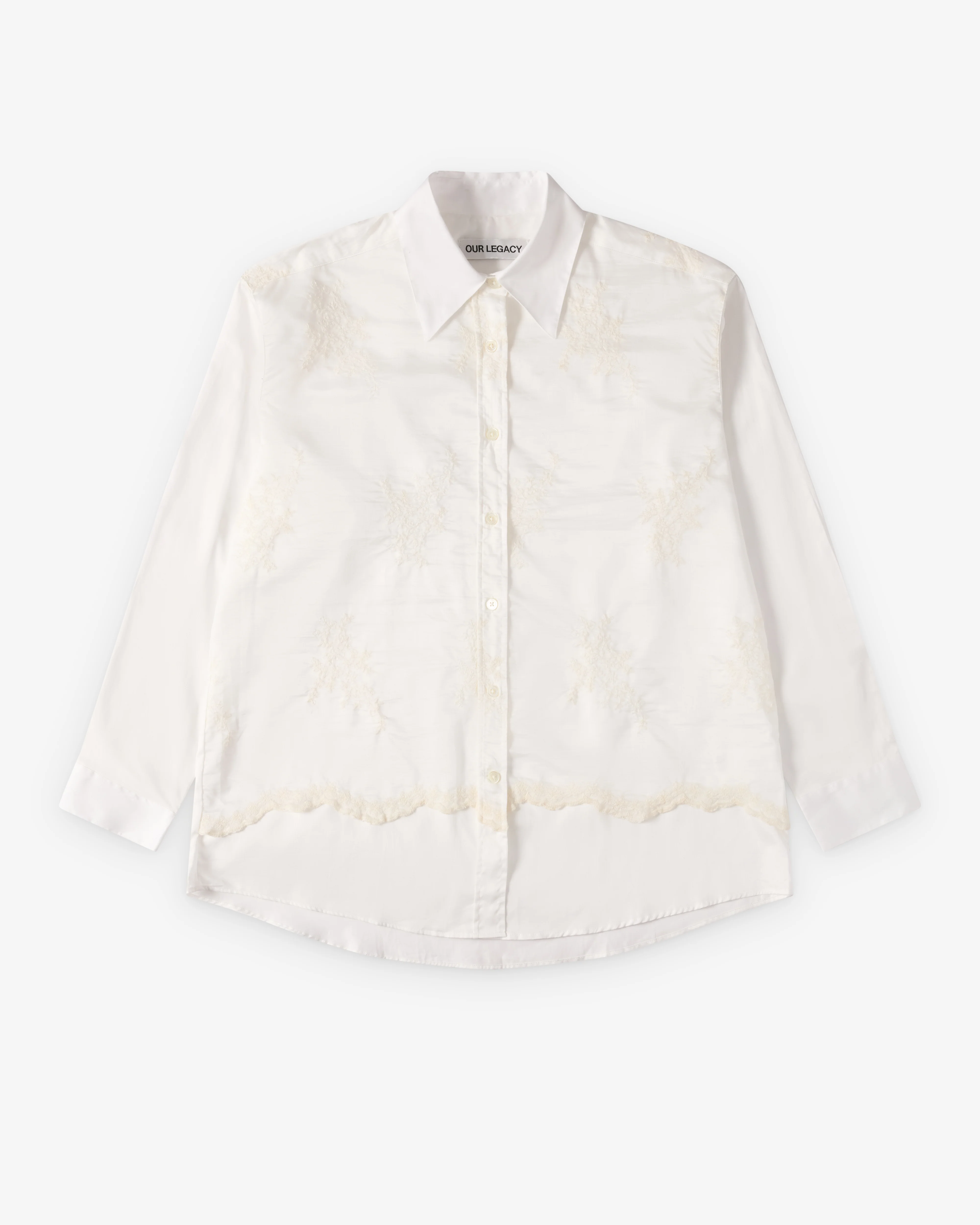 Our Legacy - Women's Precious Shirt - (Ivory Cloud Breezey Cotton)