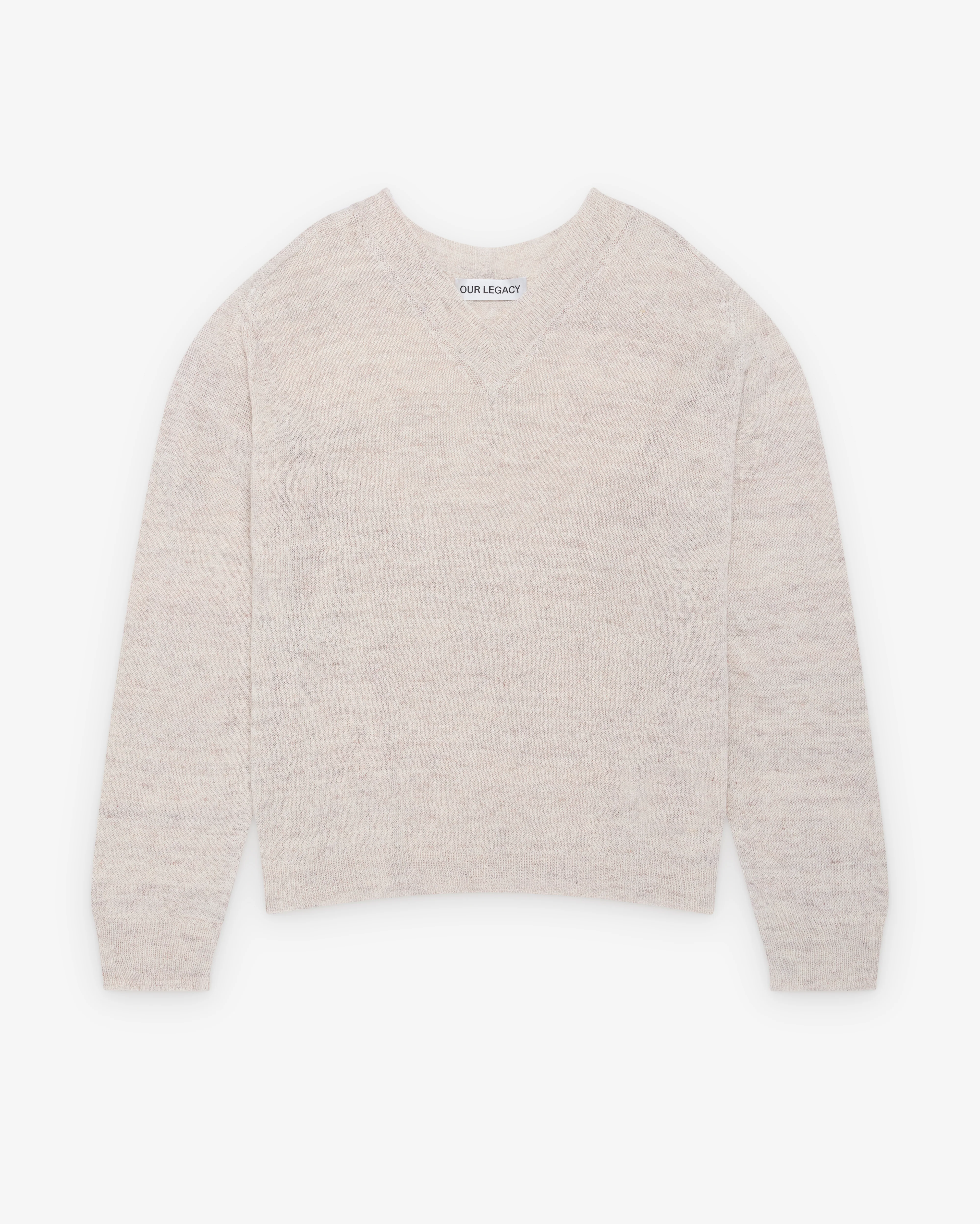 Our Legacy - Men's Rue V-Neck - (Soft Ecru)