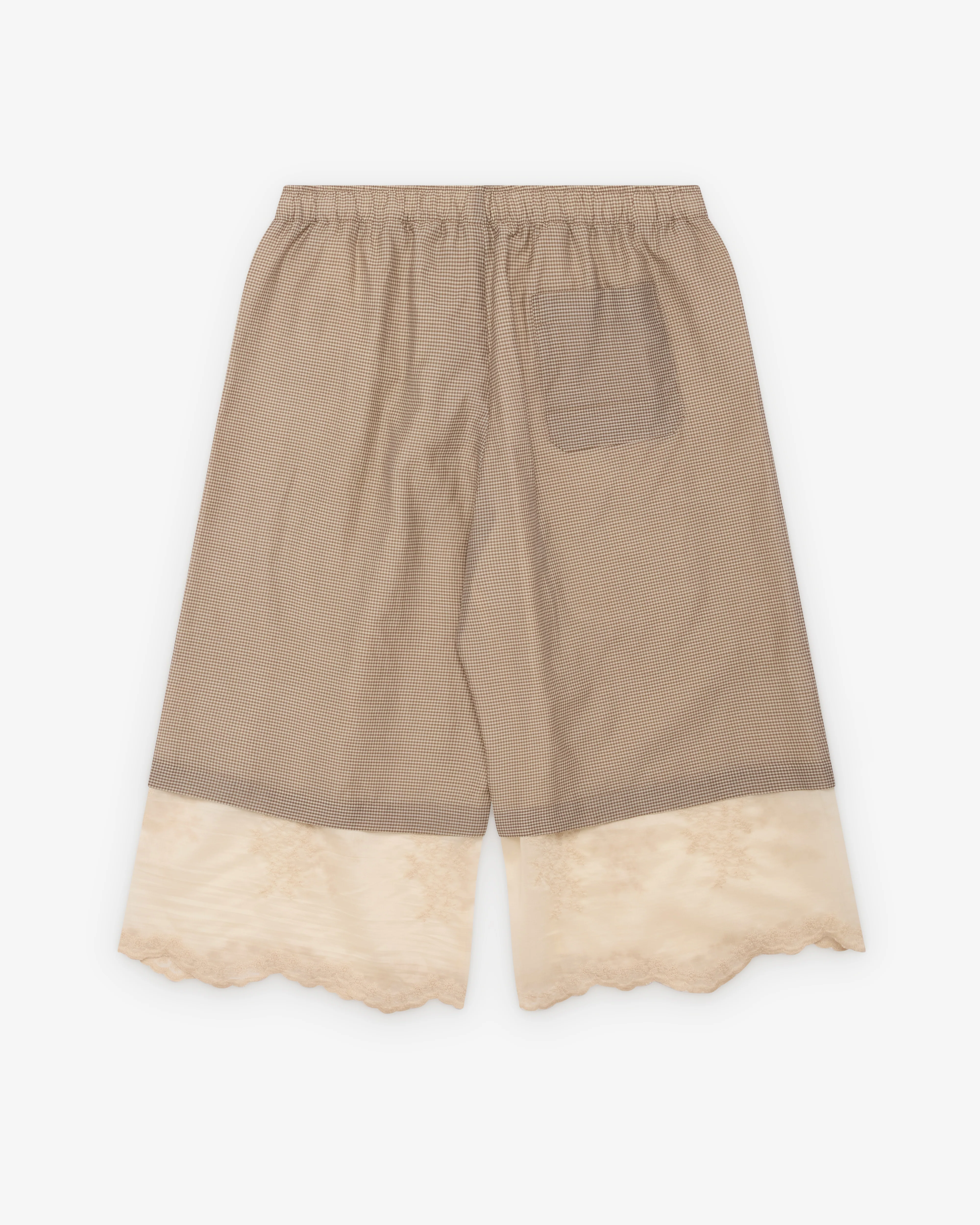 Our Legacy - Men's Frill Short - (Hazel Grid)