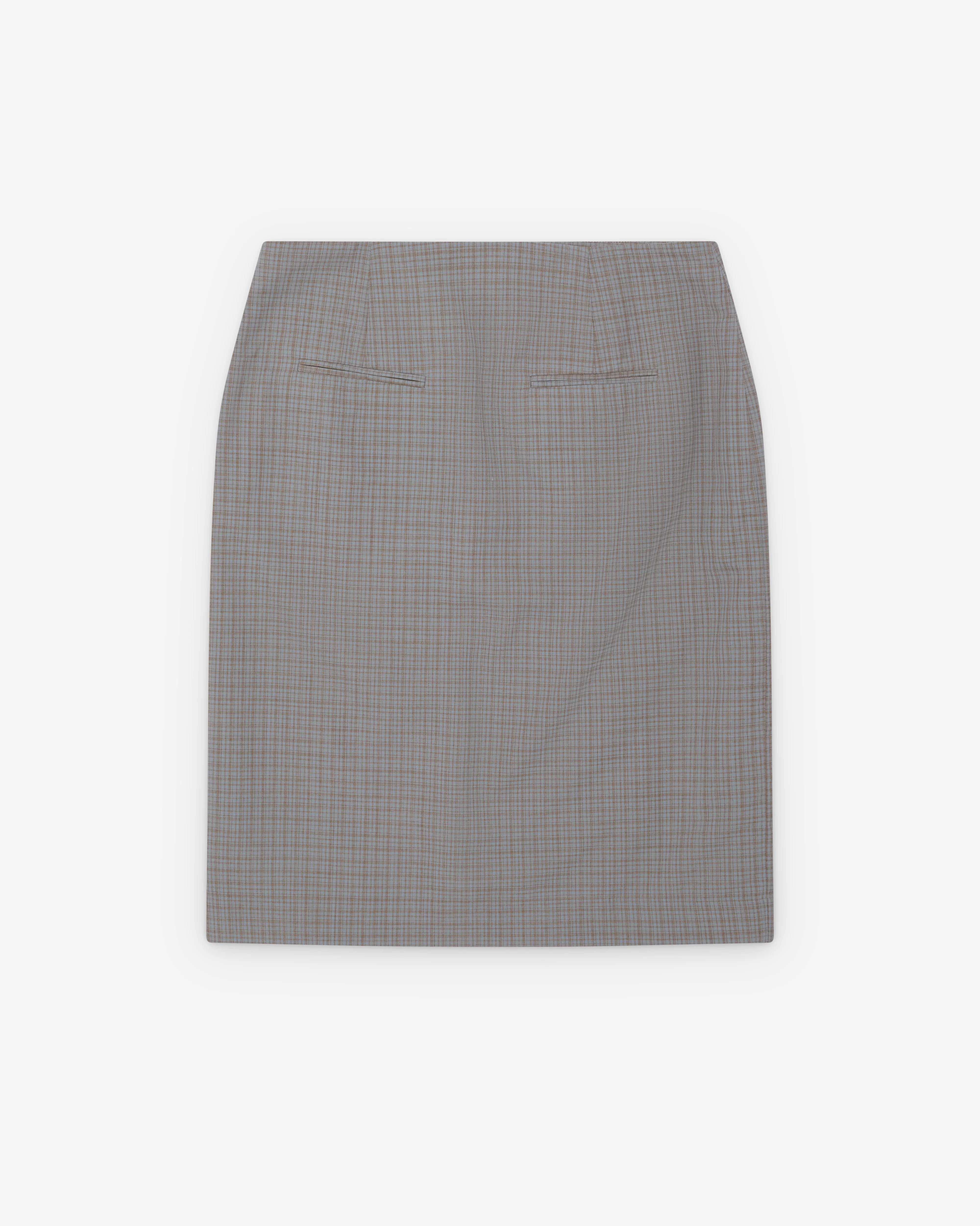 Our Legacy - Women's Siren Skirt - (Frosted Moss Check)